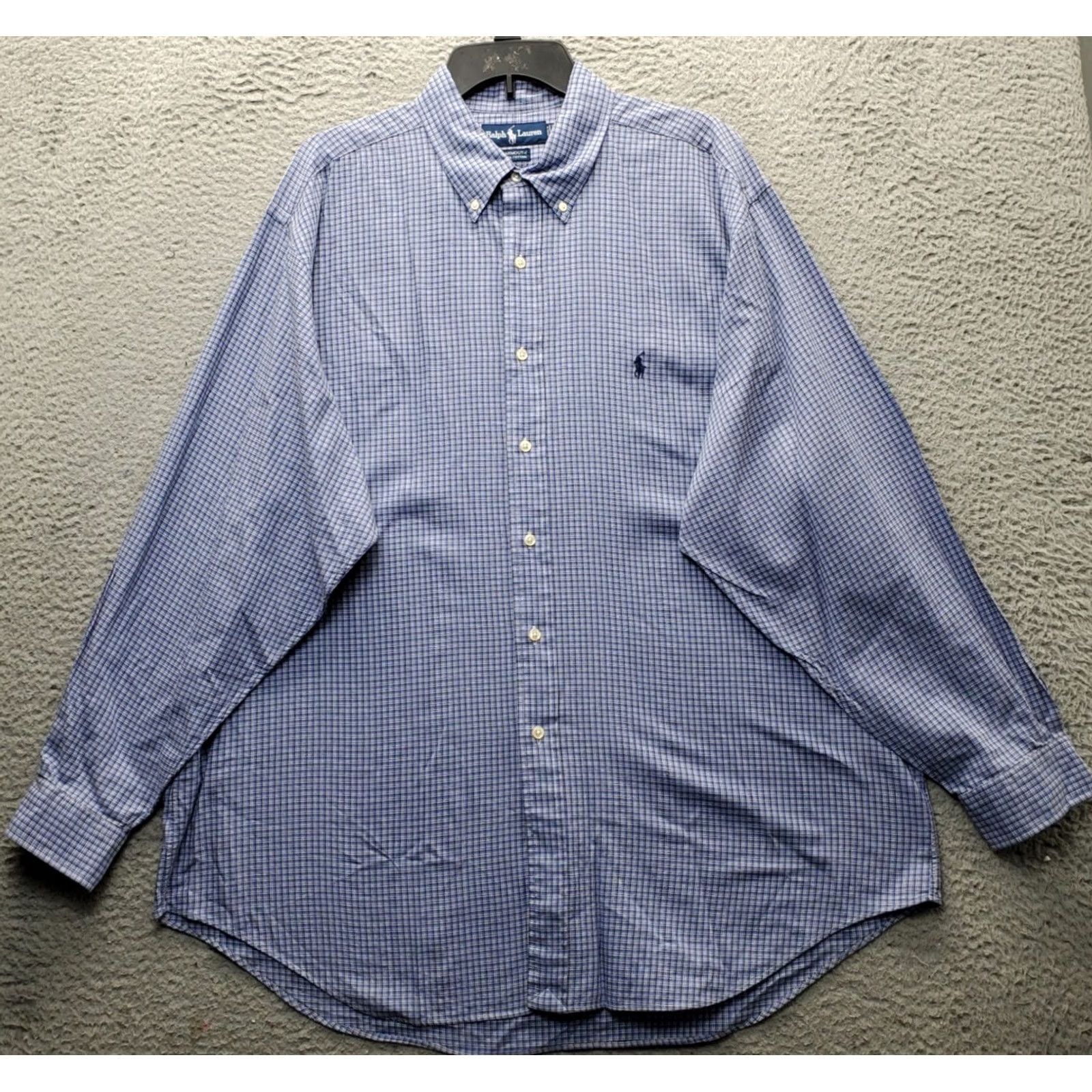 Ralph Lauren Ralph Lauren Dress Shirt Mens 17.5 Multi Plaid Yarmouth Pony Logo Button Down Shirt Mens Size 17.5 Multicolor Plaid Size 48R - 2 Thumbnail