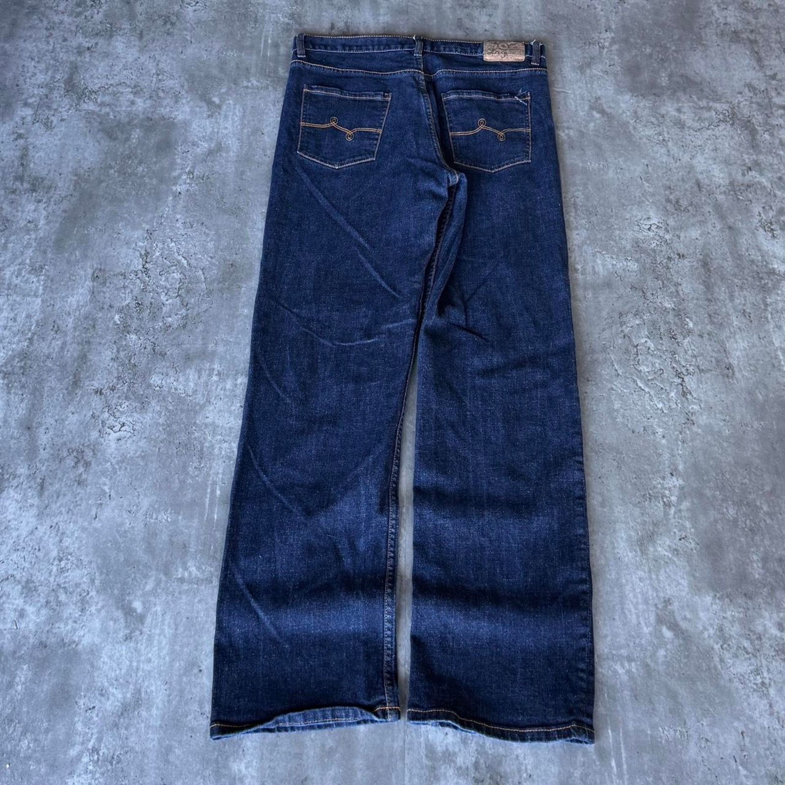 Japanese Brand × LRG × Vintage Vintage Y2K LRG Embroidered Grunge Opium Denim Jeans Size US 35 - 1 Thumbnail