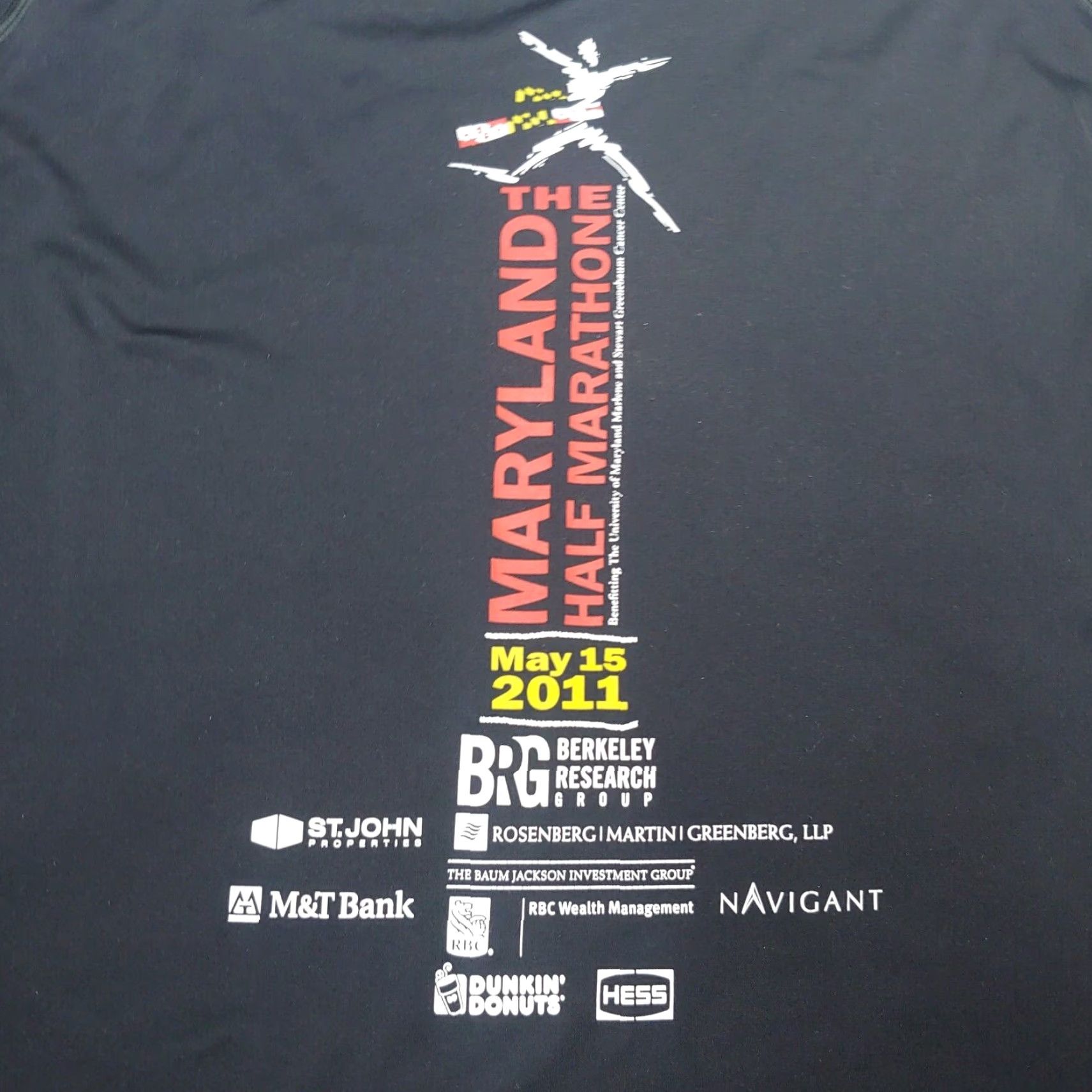 Under Armour Maryland Half Marathon Shirt Under Armour Black Running Run Athletic Tee T-Shirt Men 2XL XXL Sweatshirt? Size US XXL / EU 58 / 5 - 4 Thumbnail
