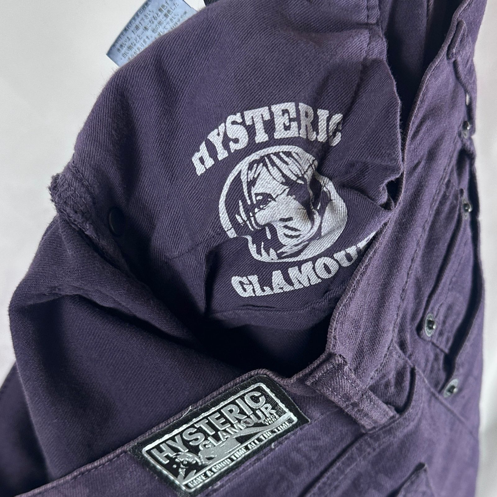 Hysteric Glamour Purple All-Over Print Pants Size US 27 - 9 Thumbnail