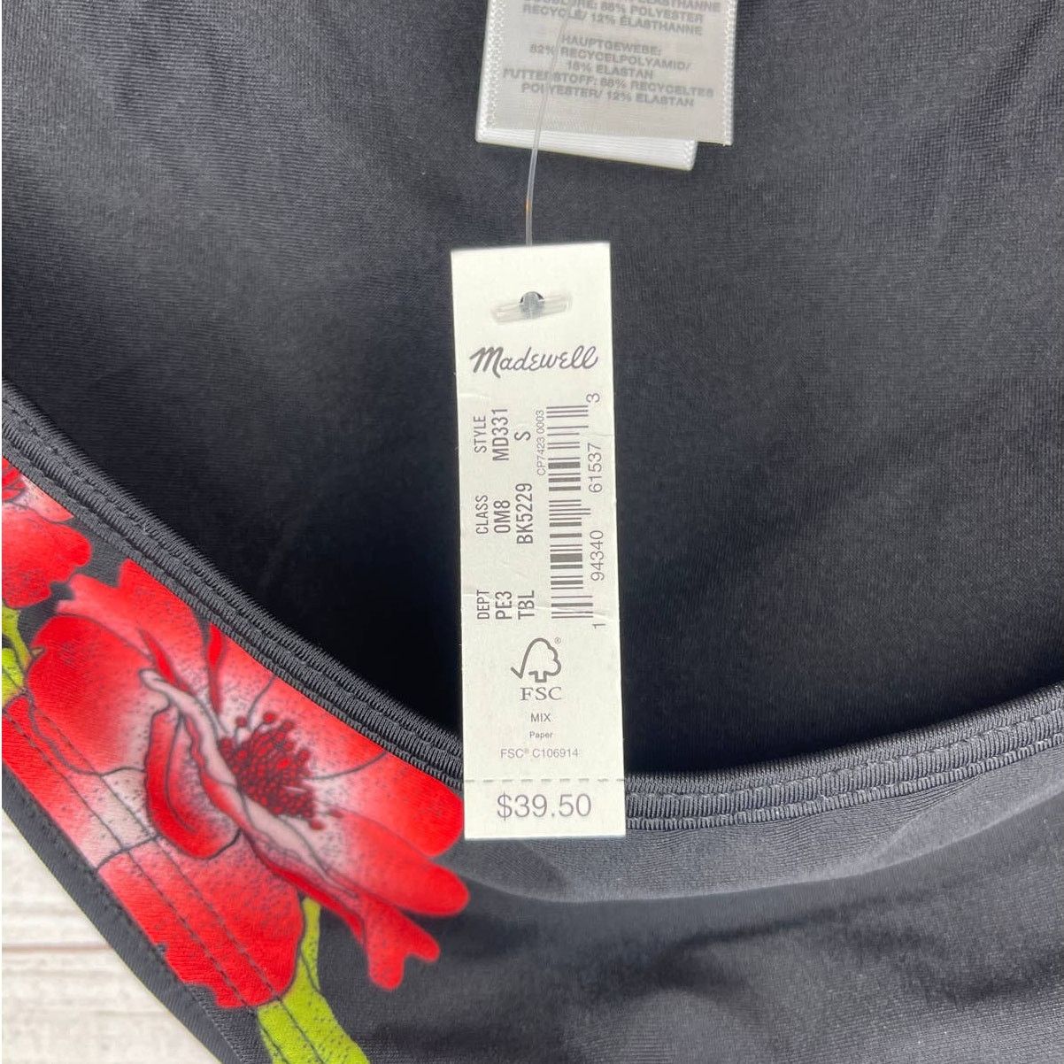 Madewell NWT Madewell Black Bikini Bottoms Women's Size Small Size S / US 4 / IT 40 - 5 Thumbnail
