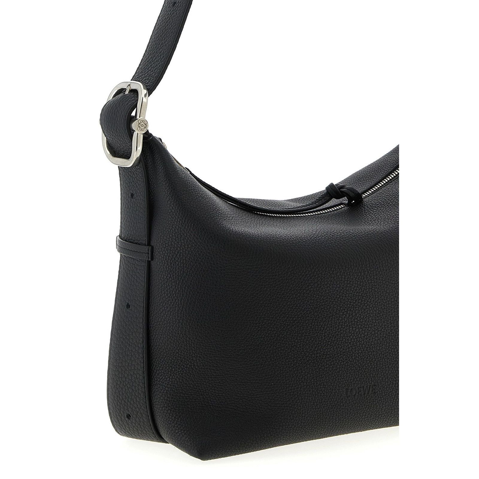 Loewe LOEWE Cubi Medium Black Leather Shoulder Bag New & Authentic Size ONE SIZE - 3 Thumbnail