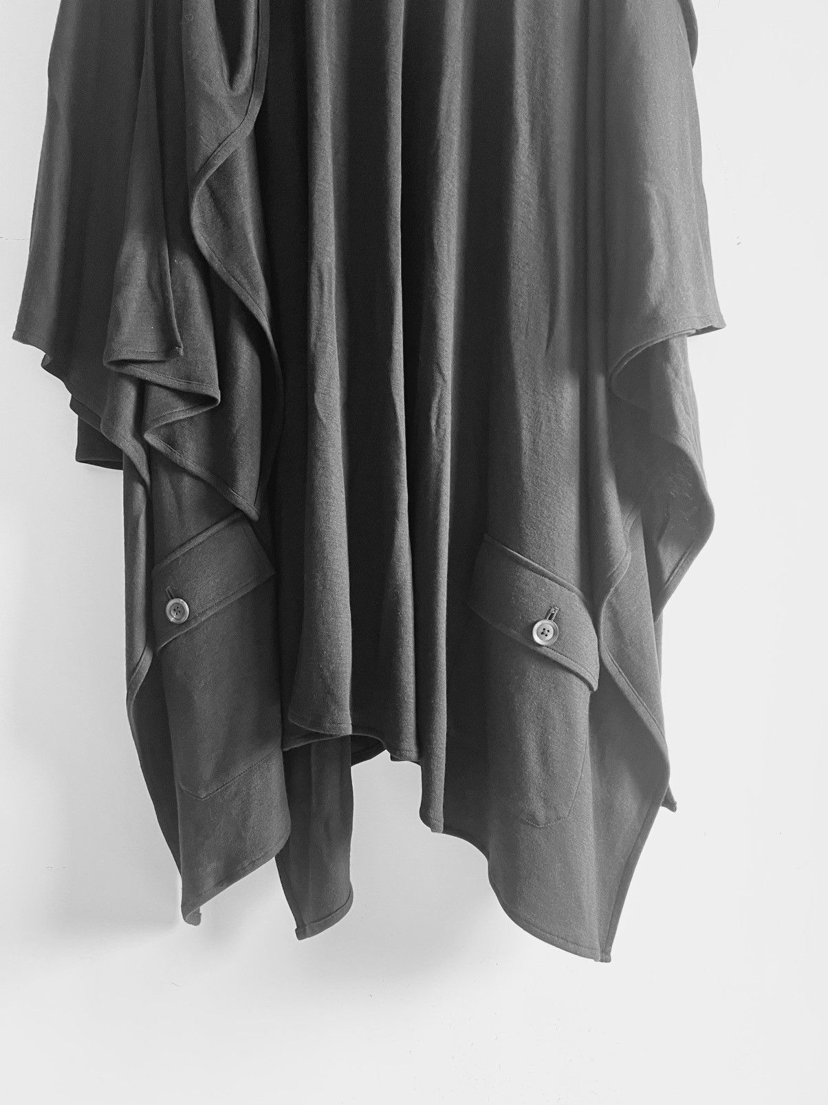 Yohji Yamamoto Yohji Yamamoto Pour Homme - WOOL SMOOTH SLEEVE CLAOK Size US S / EU 44-46 / 1 - 9 Thumbnail