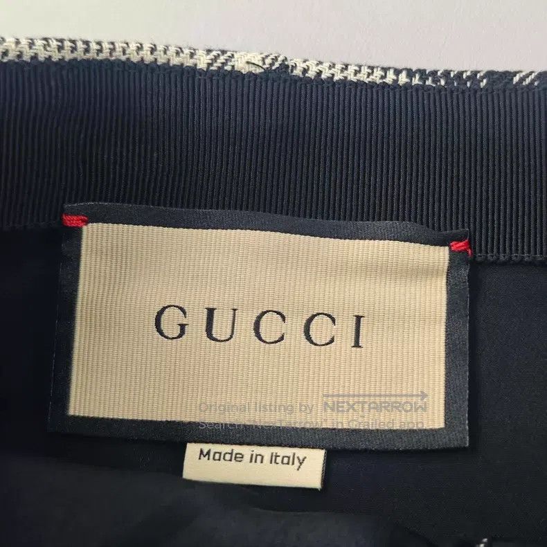 Gucci Gucci Black and white thousand-bird glass gold buckle line Size 27" / US 4 / IT 40 - 5 Thumbnail