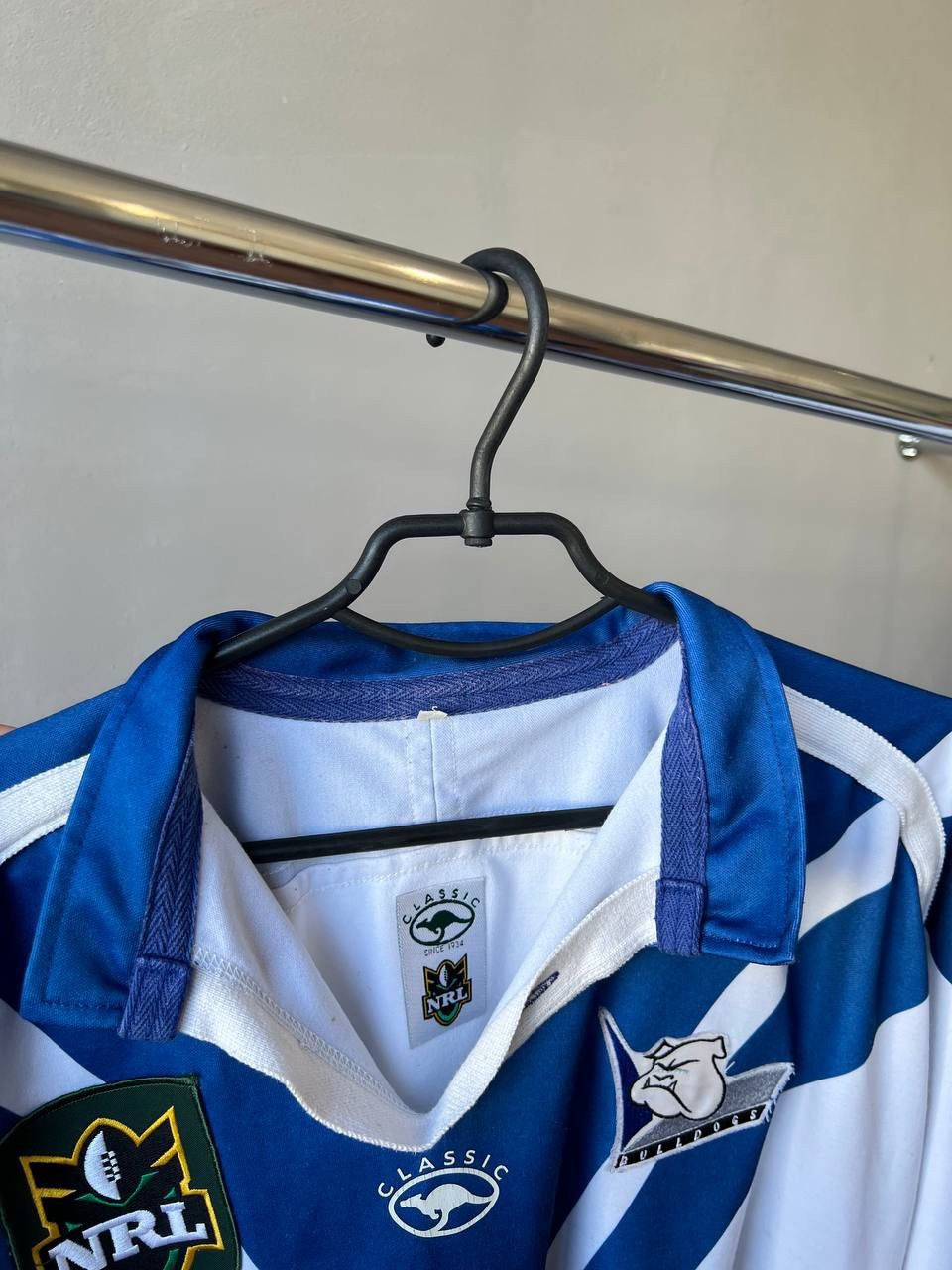 Vintage 1998/99 BANKSTOWN BULLDOGS CLASSIC RUGBY SHIRT JERSEY RARE Size US XL / EU 56 / 4 - 9 Thumbnail