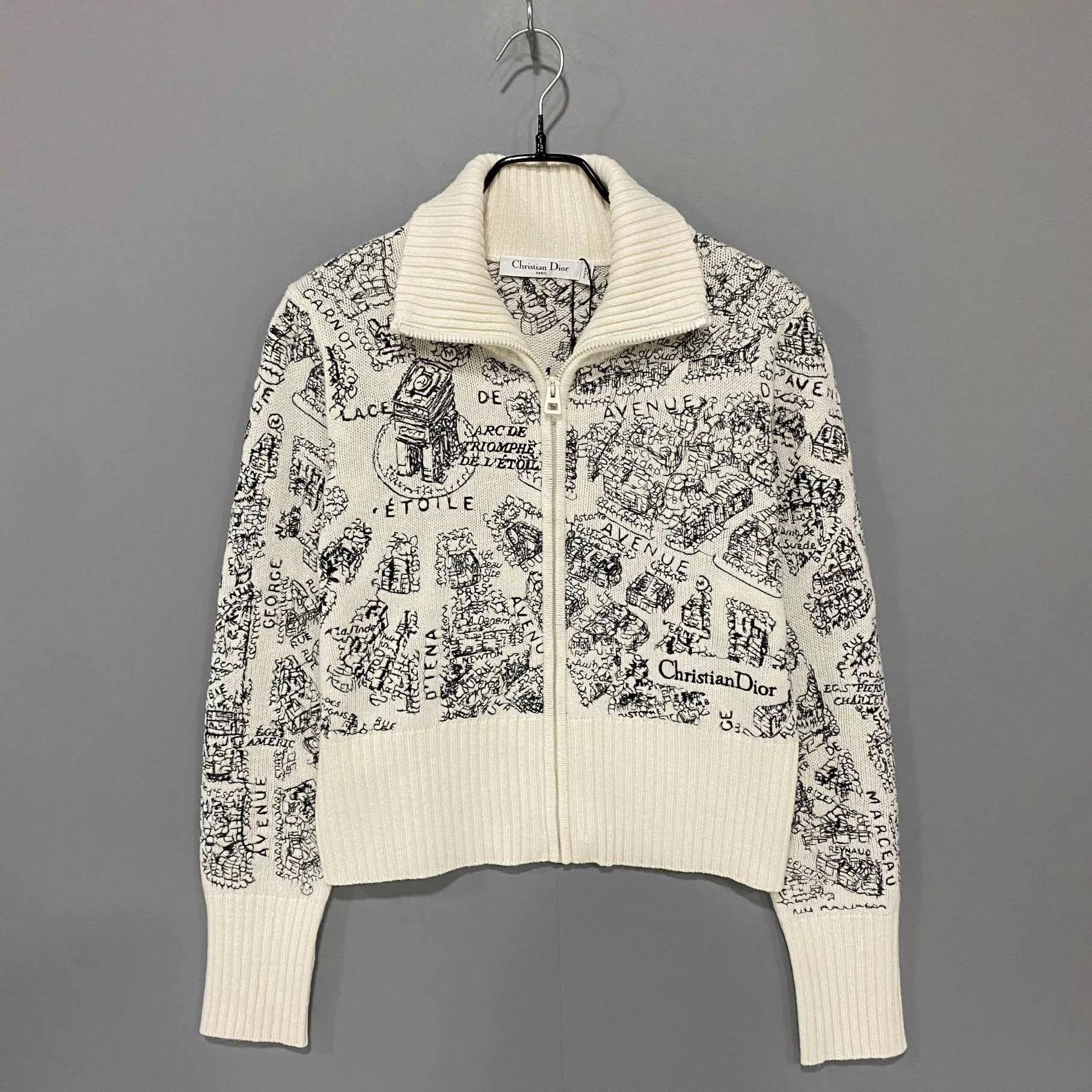 Dior Dior Embroidered Cashmere Zip Jacket 38 Mint Size S / US 4 / IT 40 - 1 Thumbnail