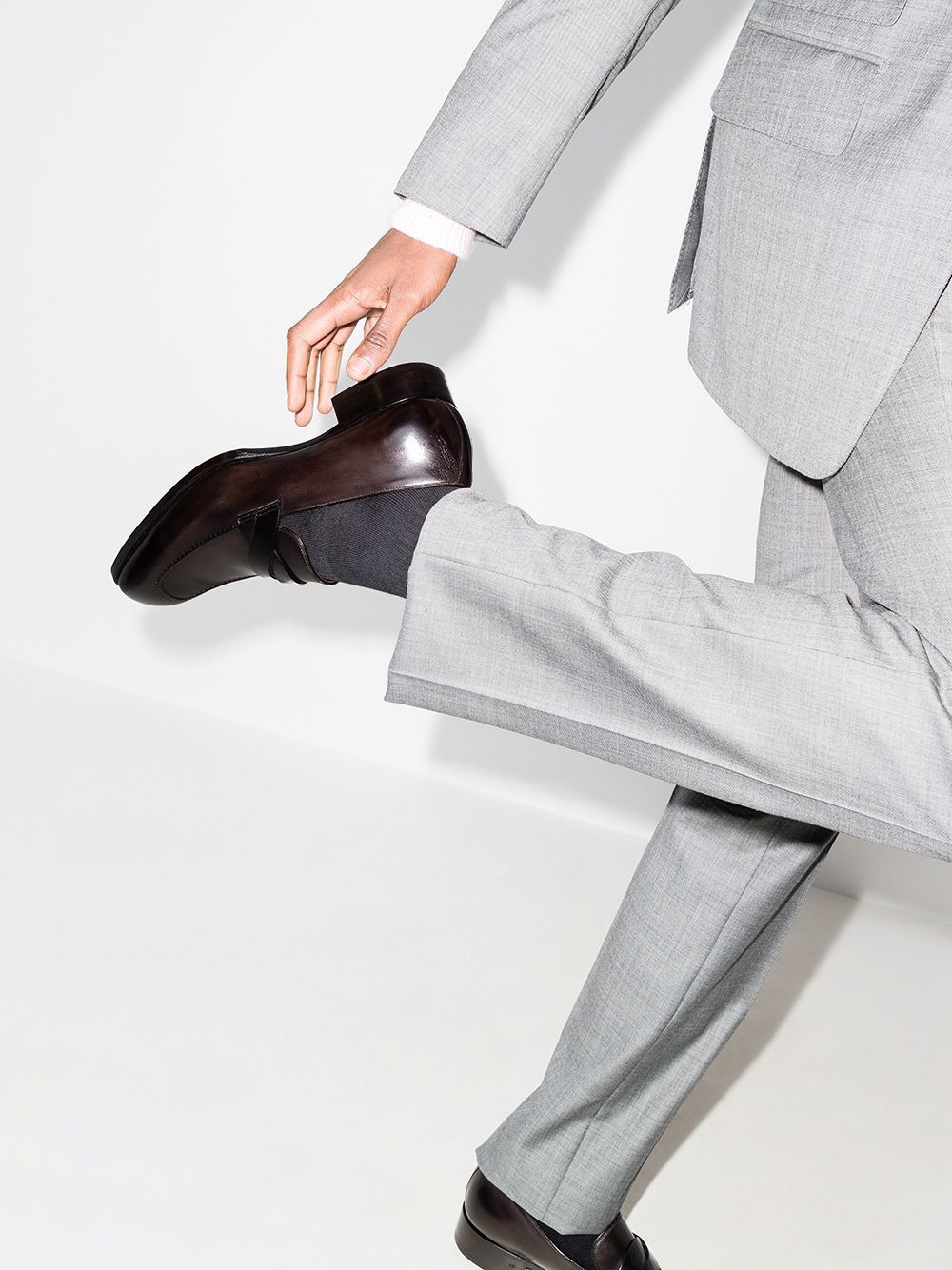 Tom Ford Best Dressed Rare Tall Heel $2,180 Twisted Band Loafers Size US 10 / EU 43 - 5 Thumbnail