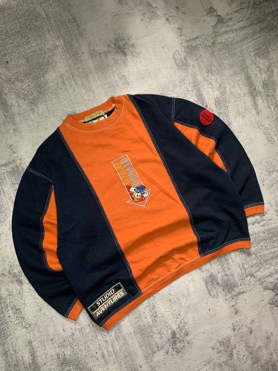 Disney × Vintage Crazy Vintage 90s Disney Donald Duck Sweatshirt Size US M / EU 48-50 / 2 - 3 Thumbnail