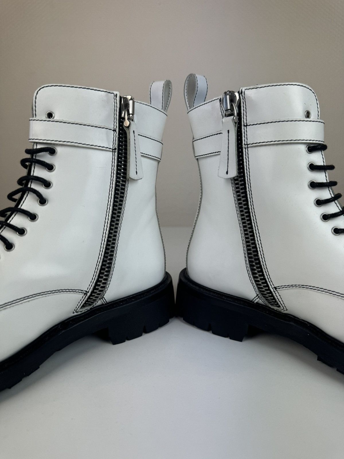 Belstaff Belstaff Finley biker moto lace up boots patent leather 36 Size US 6 / IT 36 - 15 Thumbnail