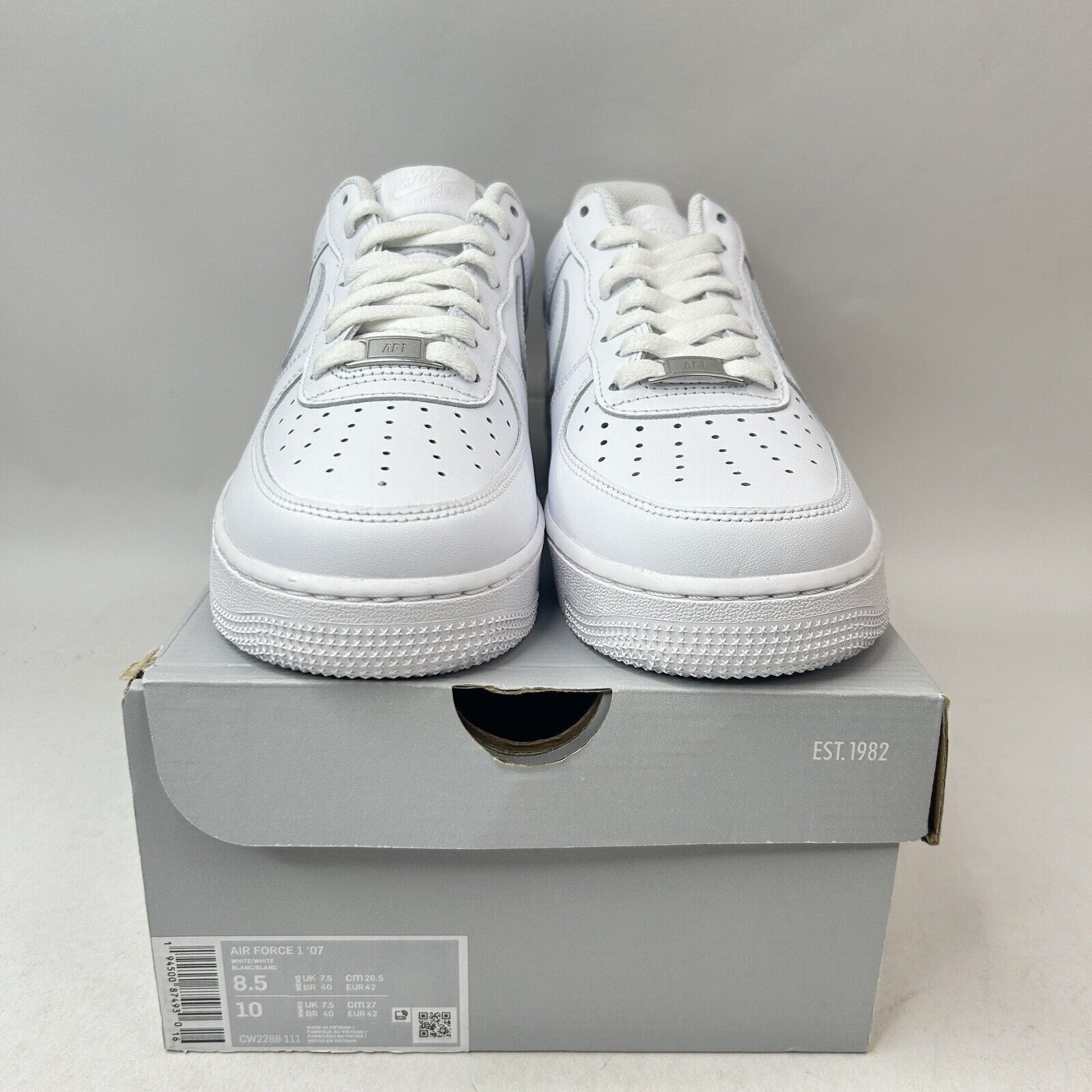 Nike Nike Air Force 1 '07 Low “Triple White” 2024 Size US 8.5 / EU 41-42 - 2 Thumbnail