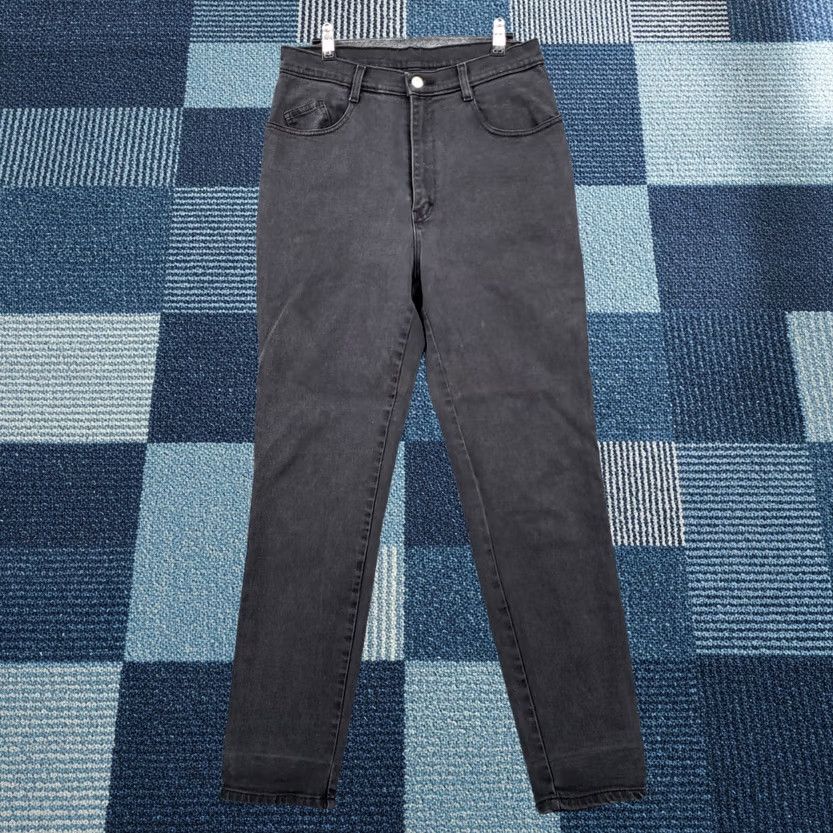 Jordache VINTAGE Jordache Jeans Womens Size 30 Gray Skinny Stretch High Rise Dark Wash Denim Size 30" / US 8 / IT 44 - 1 Thumbnail