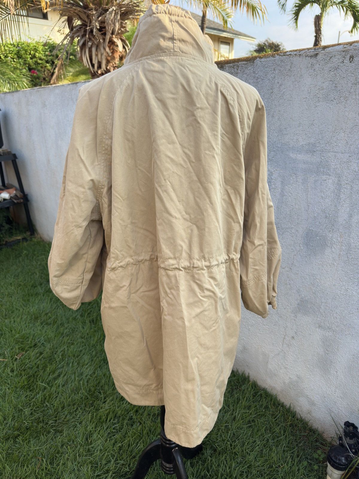 Levi's Levi's Women's S Full Zip Double Slider Beige Parka Jacket Size S / US 4 / IT 40 - 2 Thumbnail