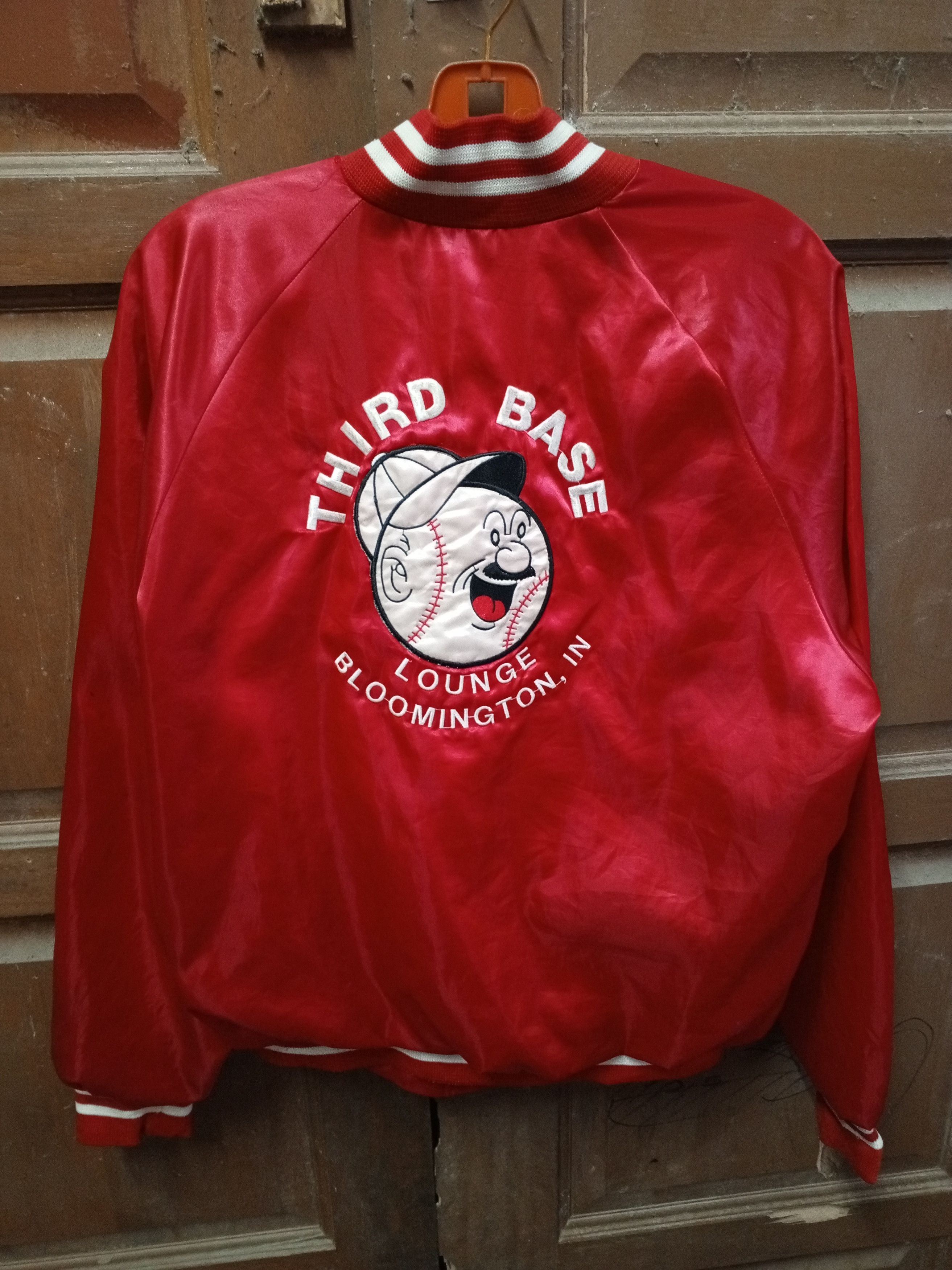 Other 🔥90s🔥nylon versity jacket rare Size US L / EU 52-54 / 3 - 1 Thumbnail
