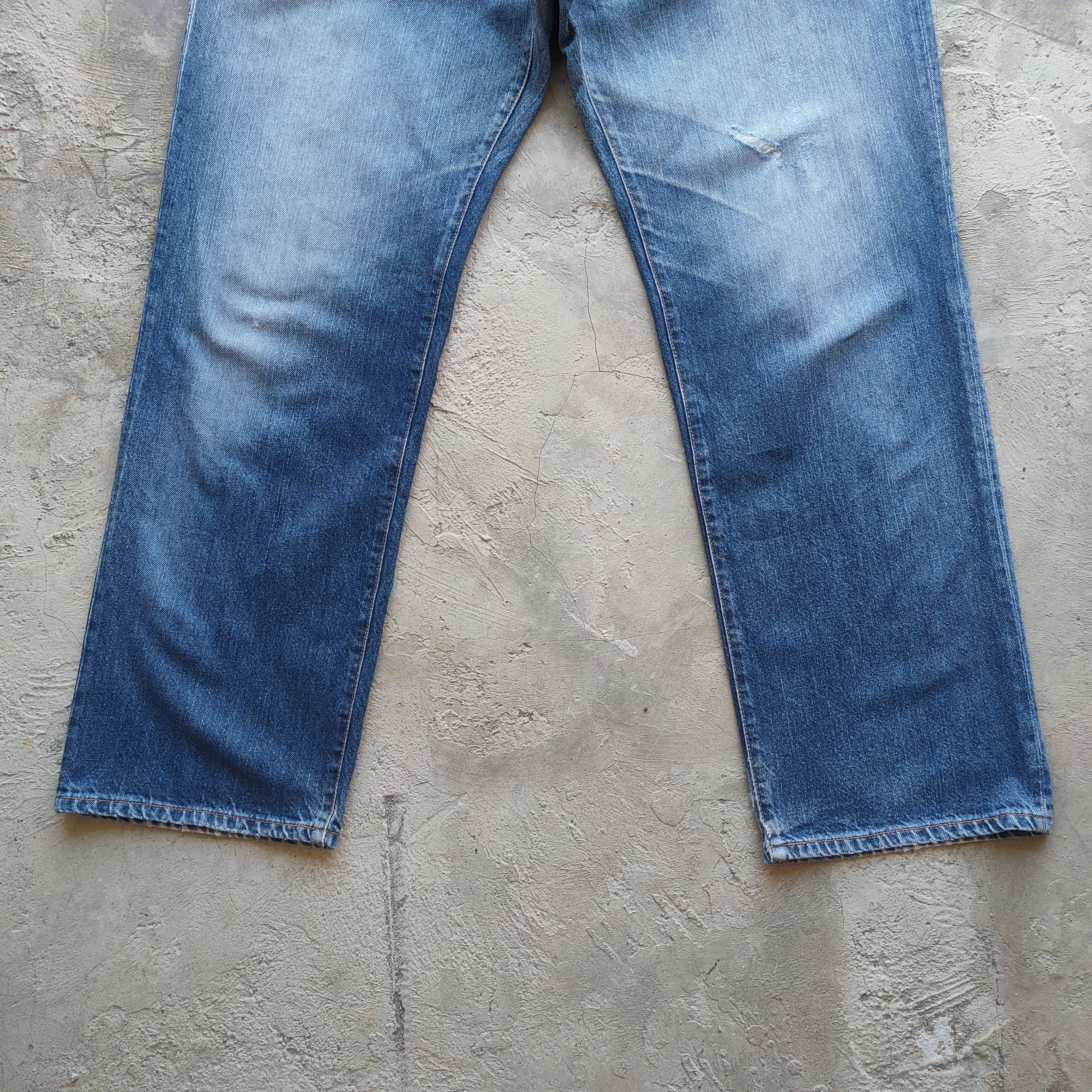 Japanese Brand W38 VINTAGE JAPANESE FADED DISTRESSED JEANS PANTS Size US 38 / EU 54 - 3 Thumbnail