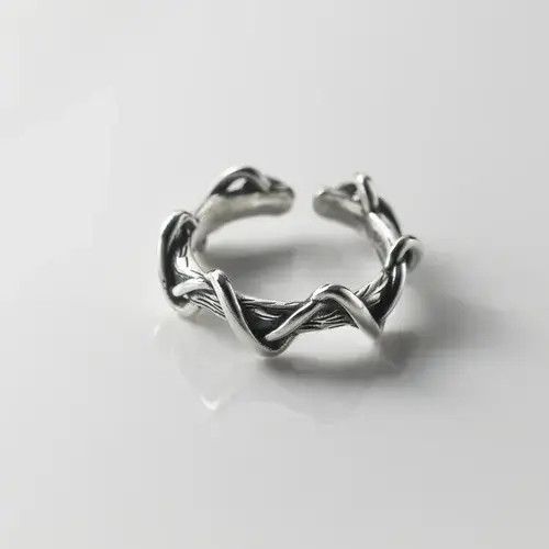 Other Simple Retro Wave Rings Size ONE SIZE - 4 Thumbnail