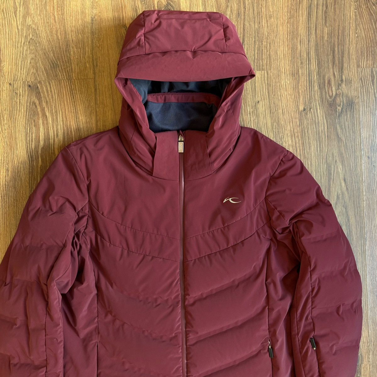 KJUS Kjus Momentum Down Ski Puffer Jacket Women’s 44/XXL Burgundy Size XXL / US 16-18 / IT 52-54 - 2 Thumbnail