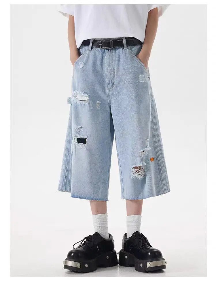 Designer × Japanese Brand Vintage Casual Loose Harajuku Shorts Size US 31 - 1 Thumbnail