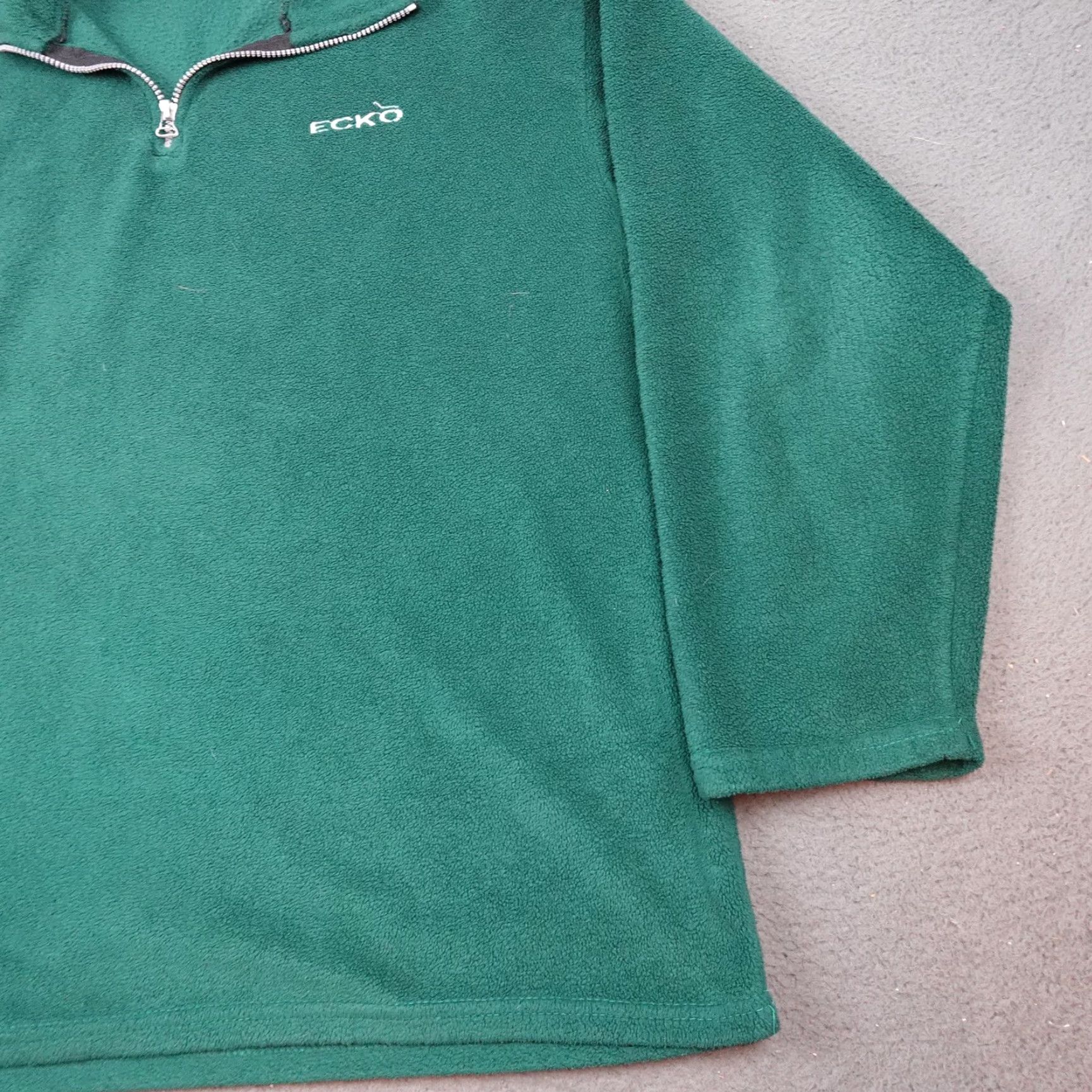 Ecko Unltd. VINTAGE Ecko Unltd Sweater Mens 2XL Green Quarter Zip Fleece Pullover Logo Sweatshirt Size US XXL / EU 58 / 5 - 2 Thumbnail