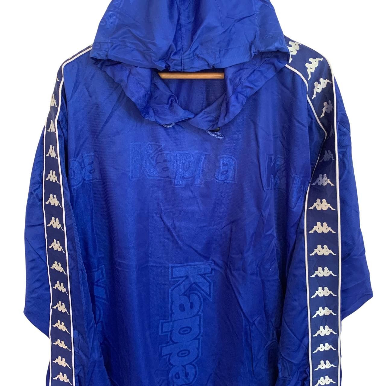 Kappa Vintage Kappa Sweater Blue Big Logo XL size windbreaker Size US XL / EU 56 / 4 - 3 Thumbnail