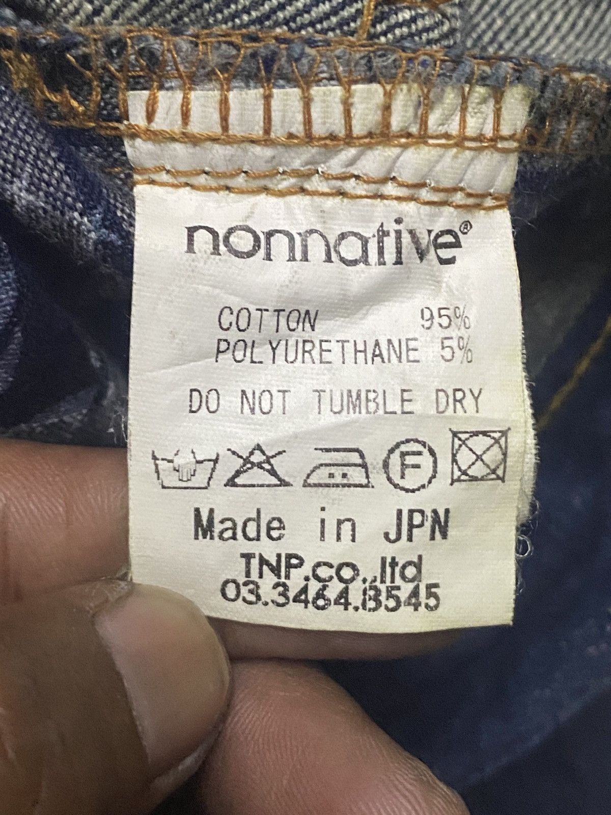 Nonnative × Undercover Vintage Nonative Durable Garment High Rised Skinny Jeans Size US 32 / EU 48 - 17 Thumbnail