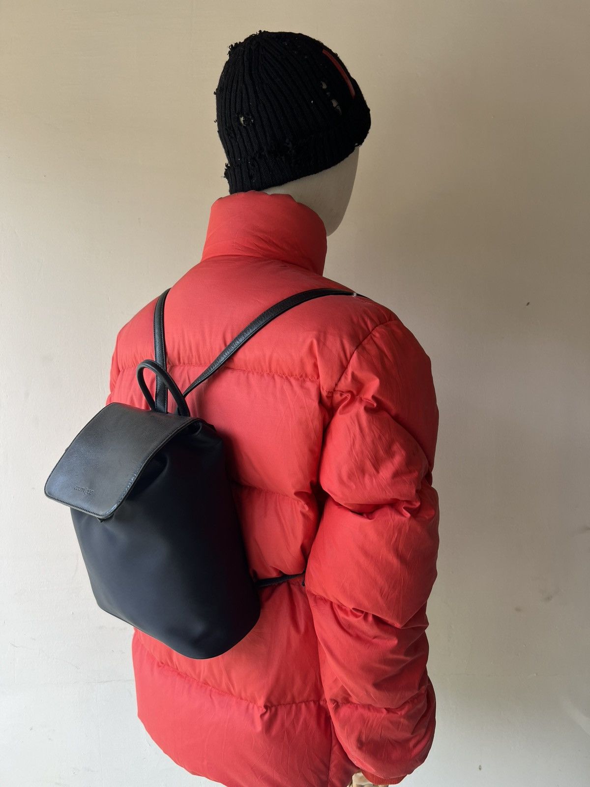 Courreges Vintage Couregess Hybrid Leather Nylon Mini Backpack Size ONE SIZE - 3 Thumbnail