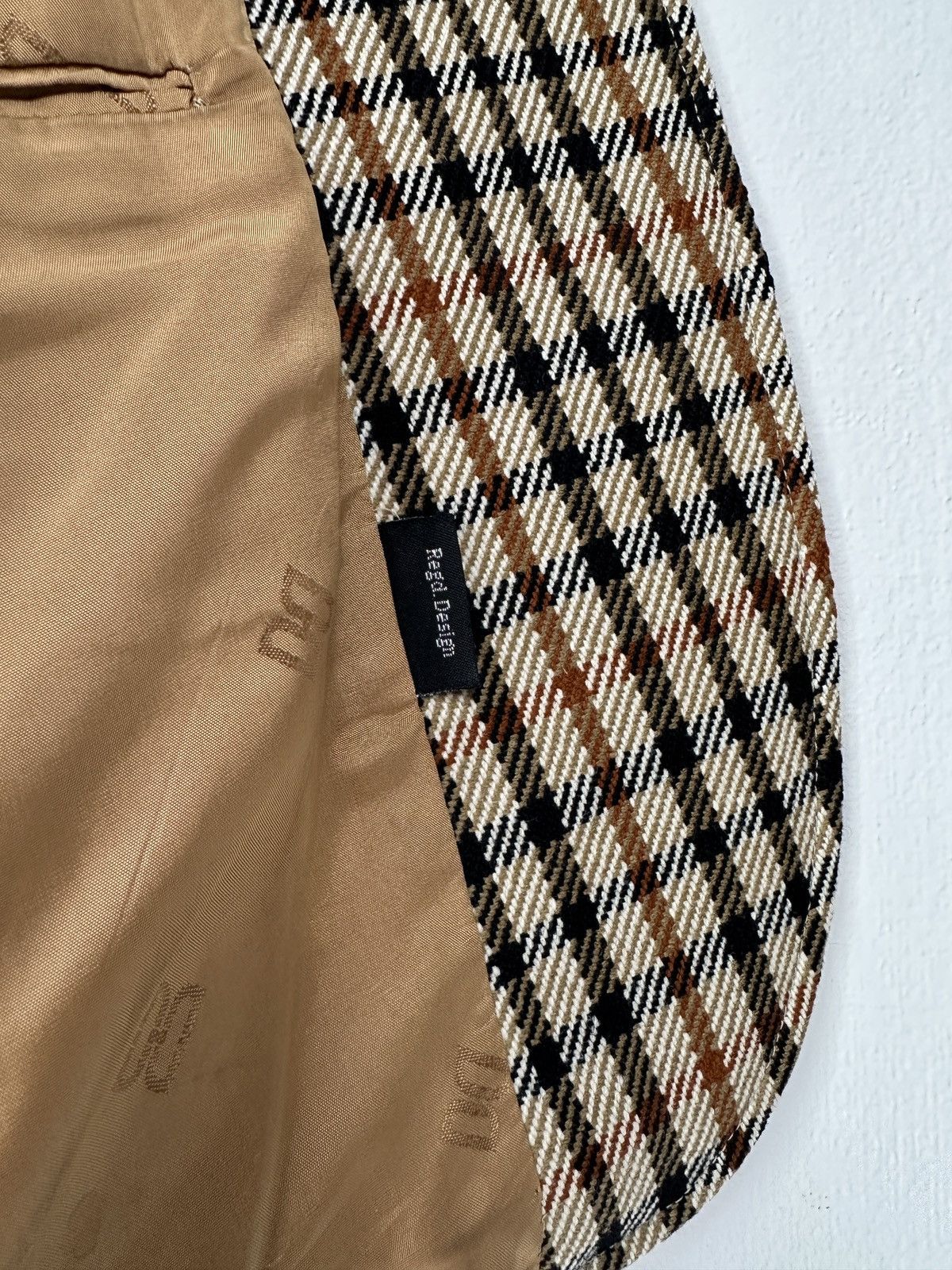 DAKS DAKS London Signature Wool Blazer Jacket Check Made in UK Size 40R - 16 Thumbnail