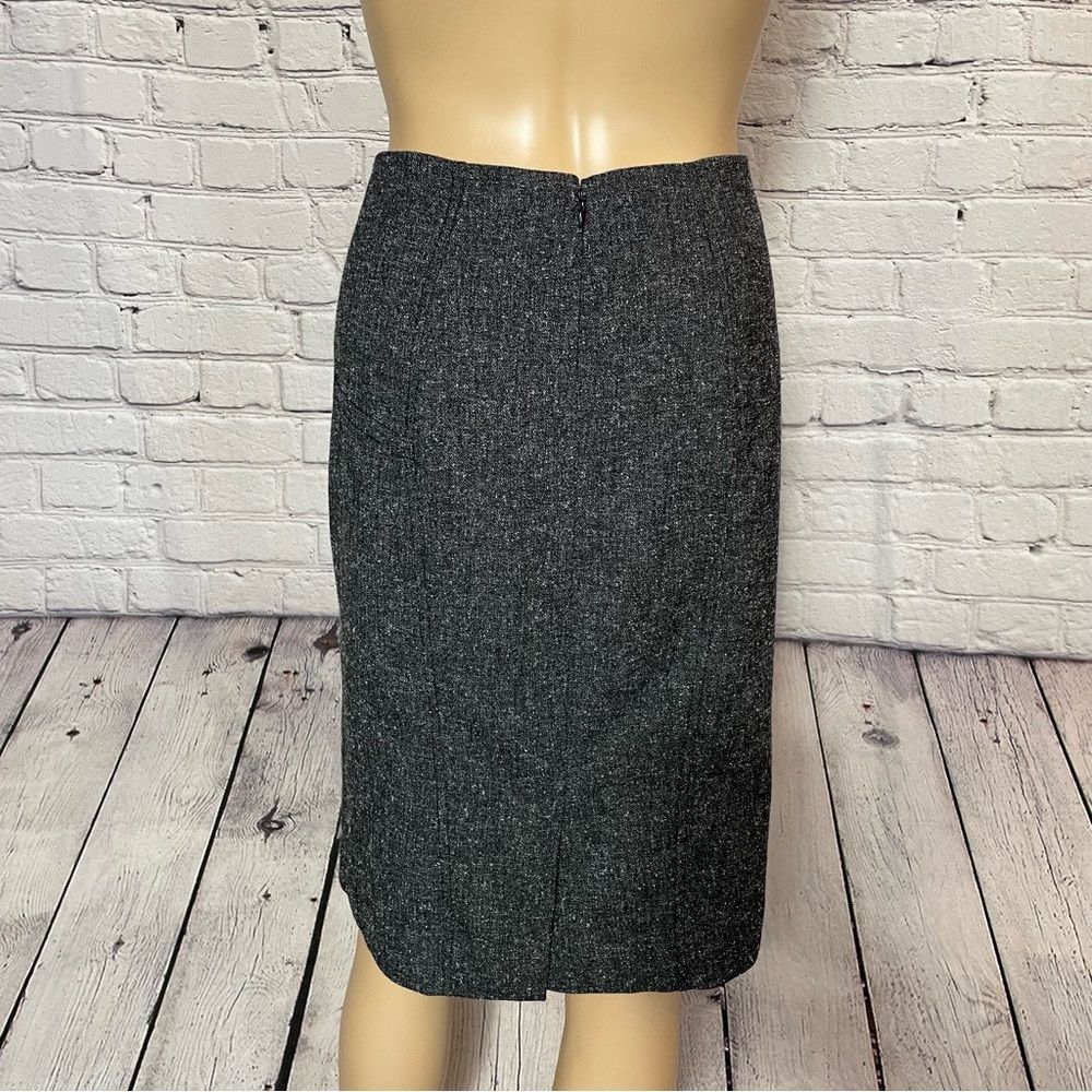 Other The Limited Grey Tweed Pencil Skirt Size 12 Size 34" / US 12 / IT 48 - 3 Thumbnail