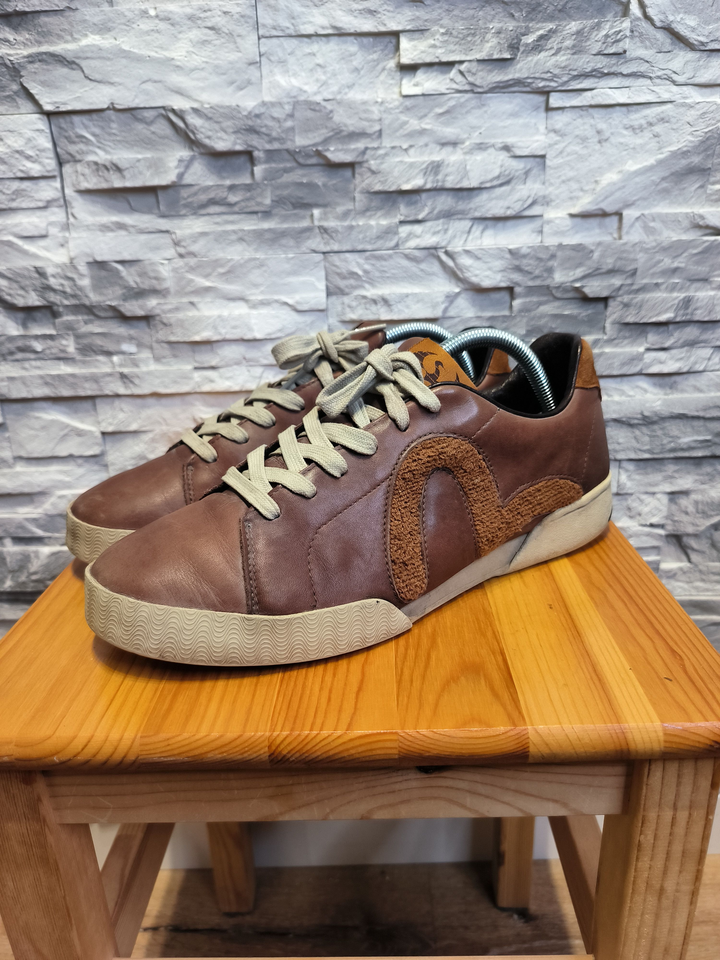 Evisu × Vintage Vintage Evisu Leather Shoes Brown Size US 9 / EU 42 - 1 Thumbnail