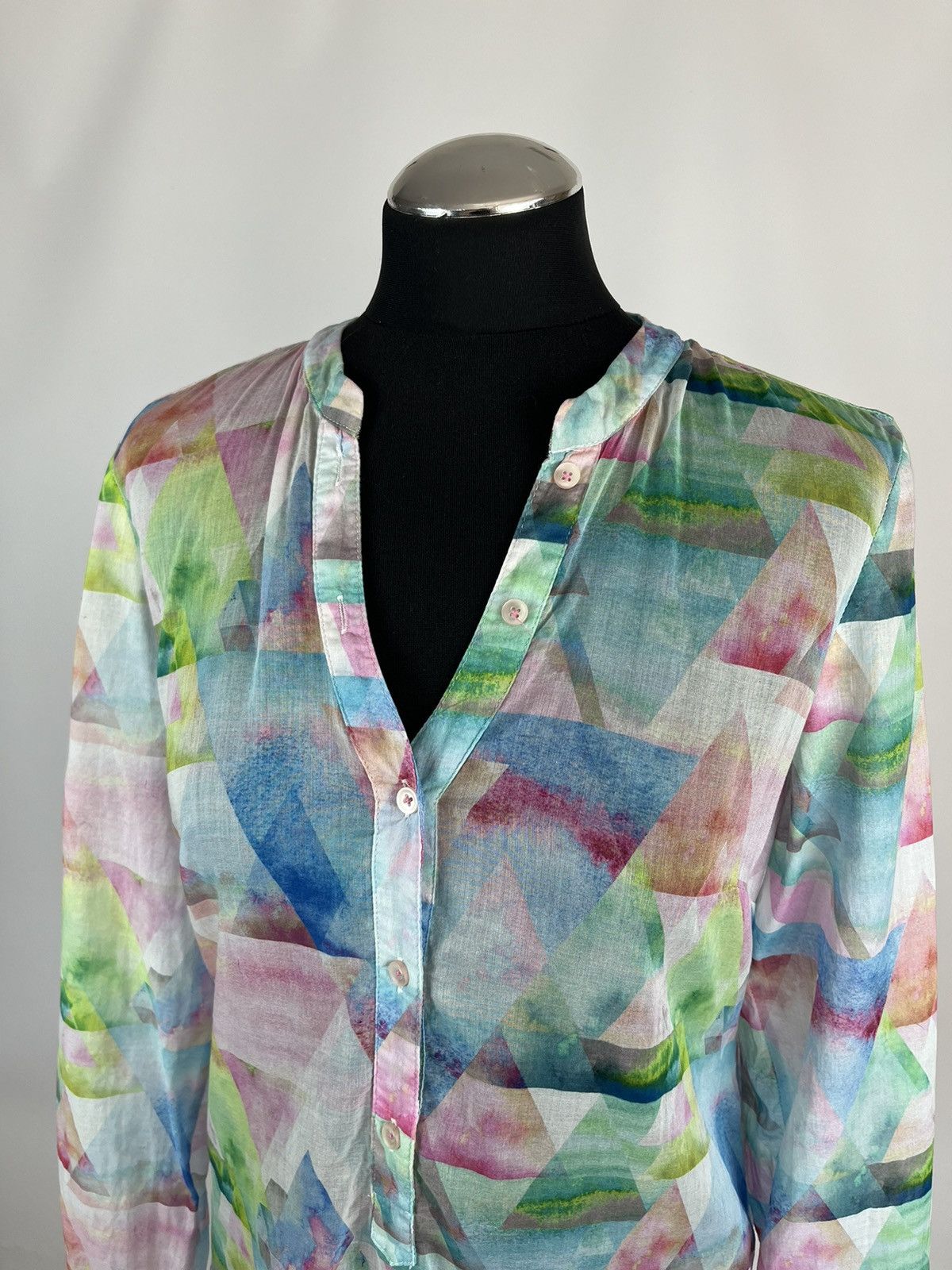 Designer Emily Van Den Bergh Multicolour Blouse Size M (0413) Size M / US 6-8 / IT 42-44 - 4 Thumbnail