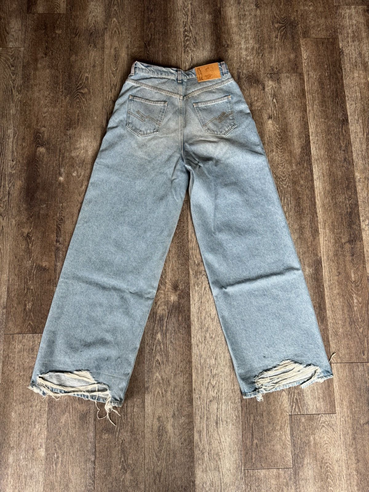 Martine Rose Martine Rose Extended Wide Leg Jeans Size US 30 / EU 46 - 7 Thumbnail