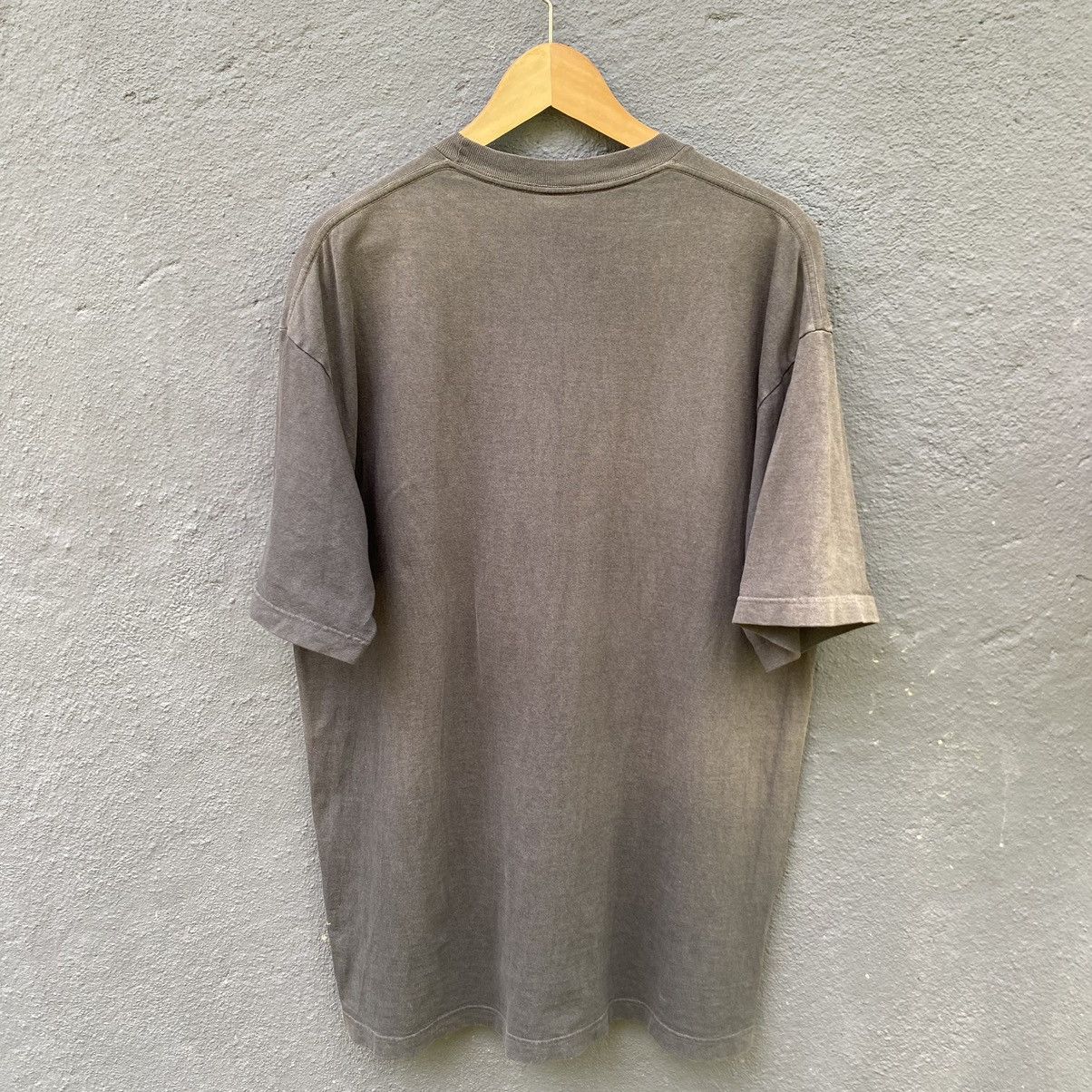 Thrashed Faded Vintage Y2K Back Channel Wolf Graphic Tee