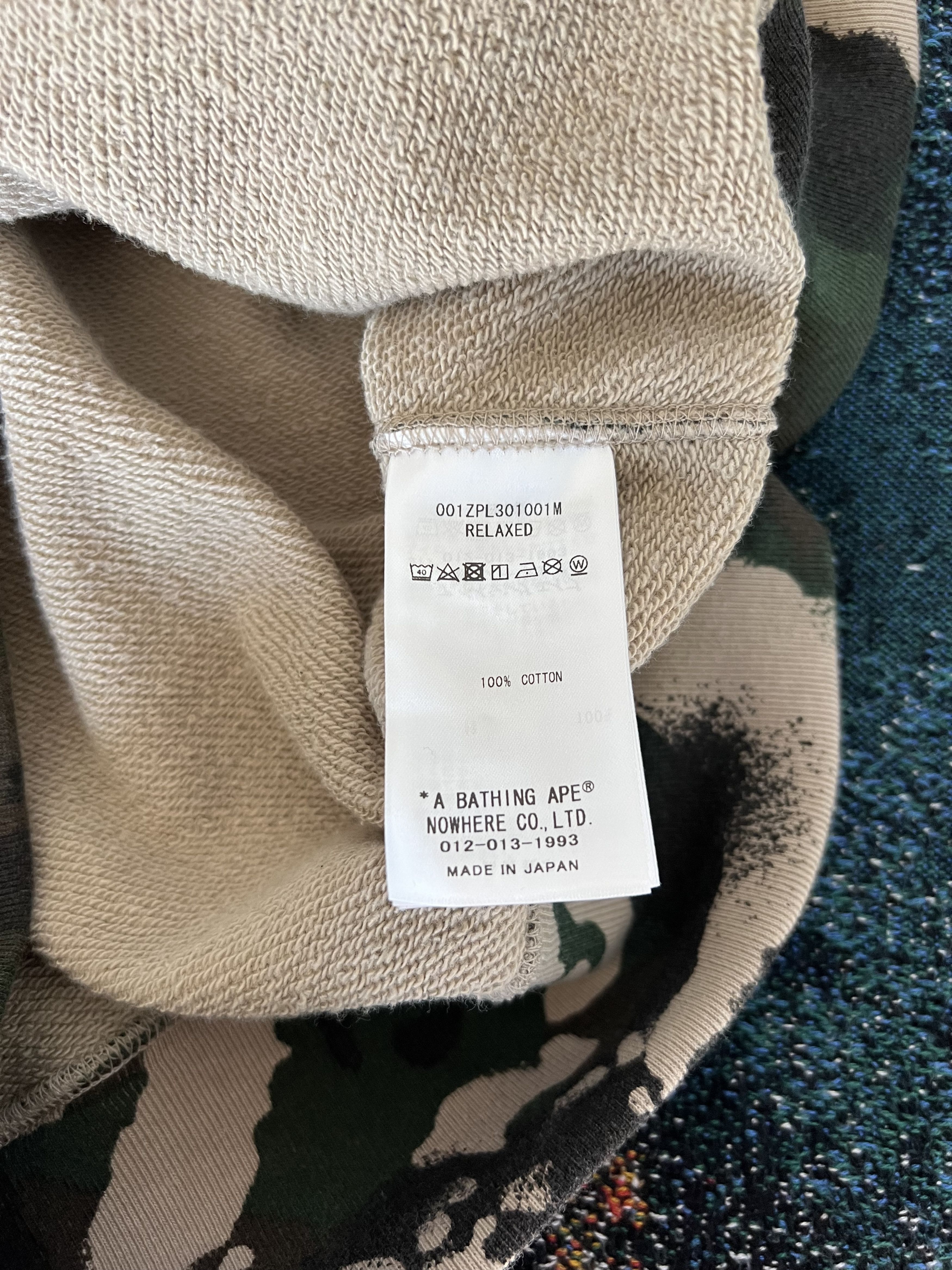 Bape Bape Map Camo Full Zip Shark Hoodie Size US L / EU 52-54 / 3 - 13 Thumbnail
