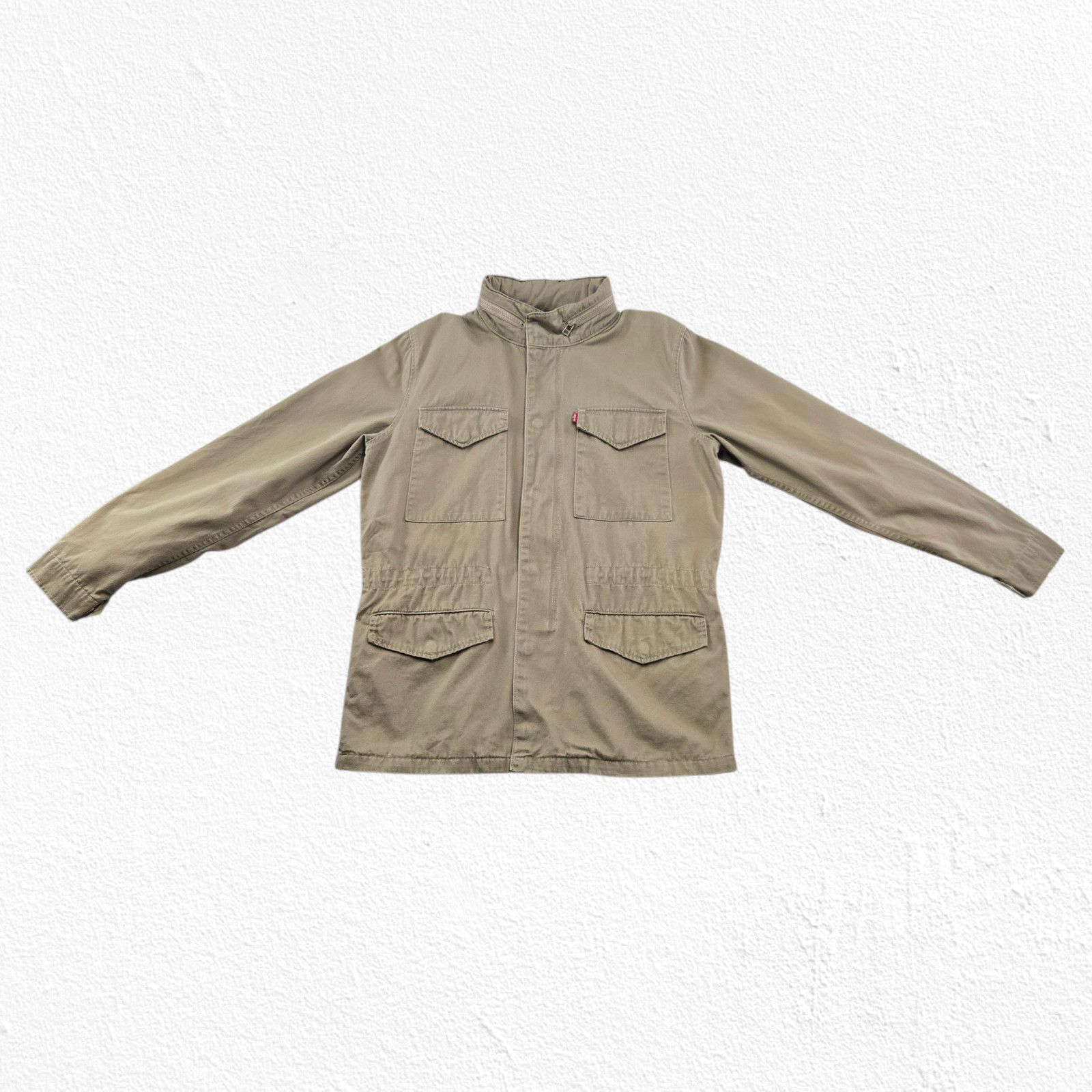 Levi's Levi’s Khaki Cotton Utility Field Jacket Safari Size Medium Size M / US 6-8 / IT 42-44 - 3 Thumbnail