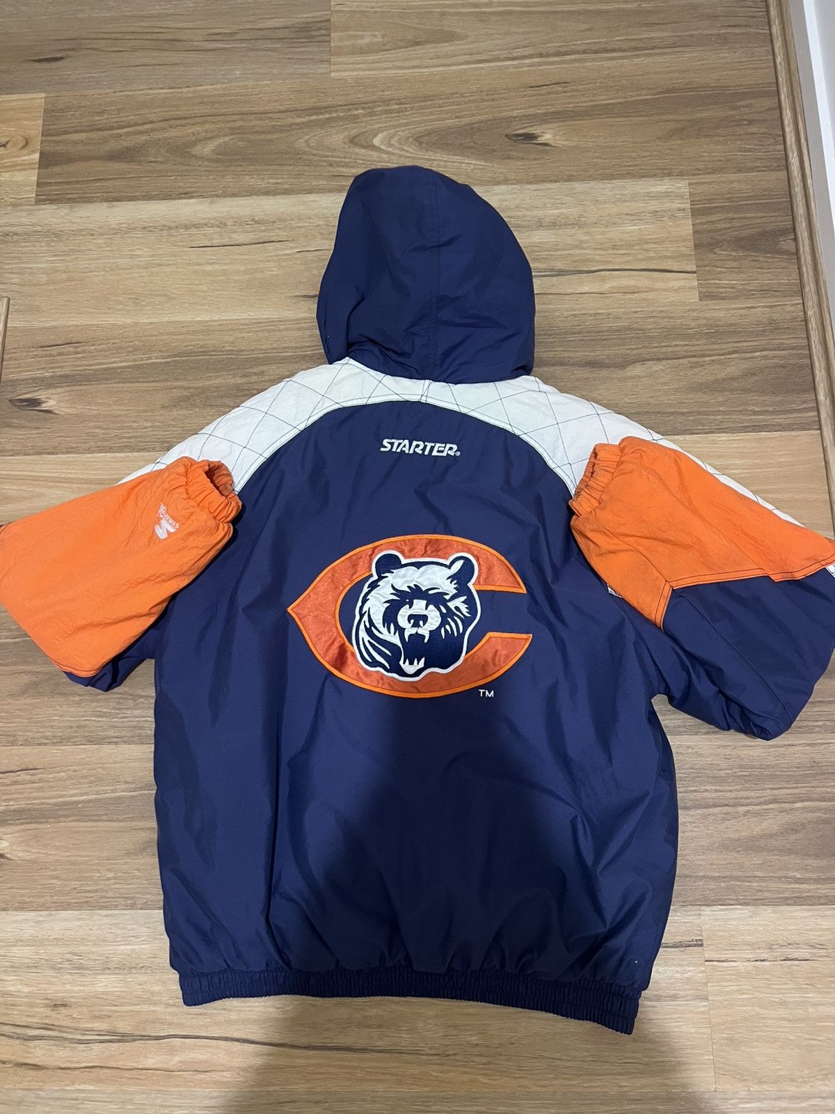 Starter Vintage 90s Chicago bears NFL starter jacket Size US M / EU 48-50 / 2 - 5 Thumbnail