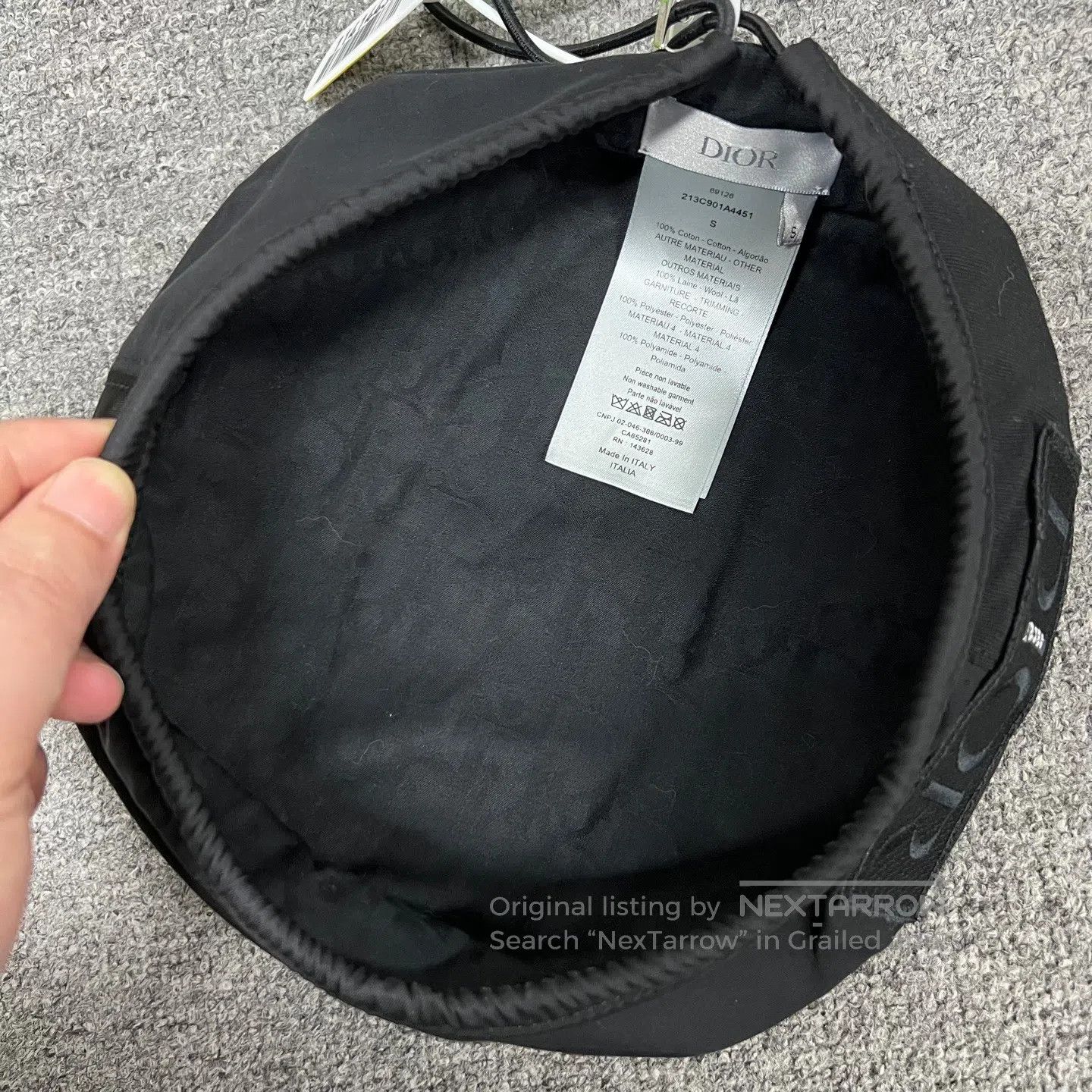 Dior Dior size s Co-branded embroidery logo beret| Size ONE SIZE - 4 Thumbnail