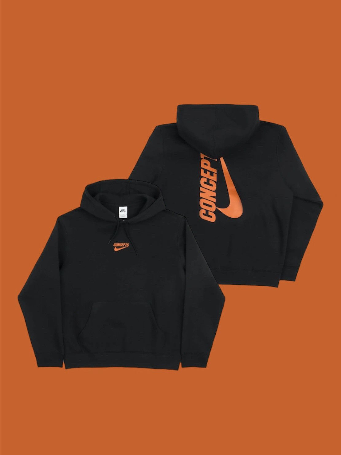 orange lobster hoodie
