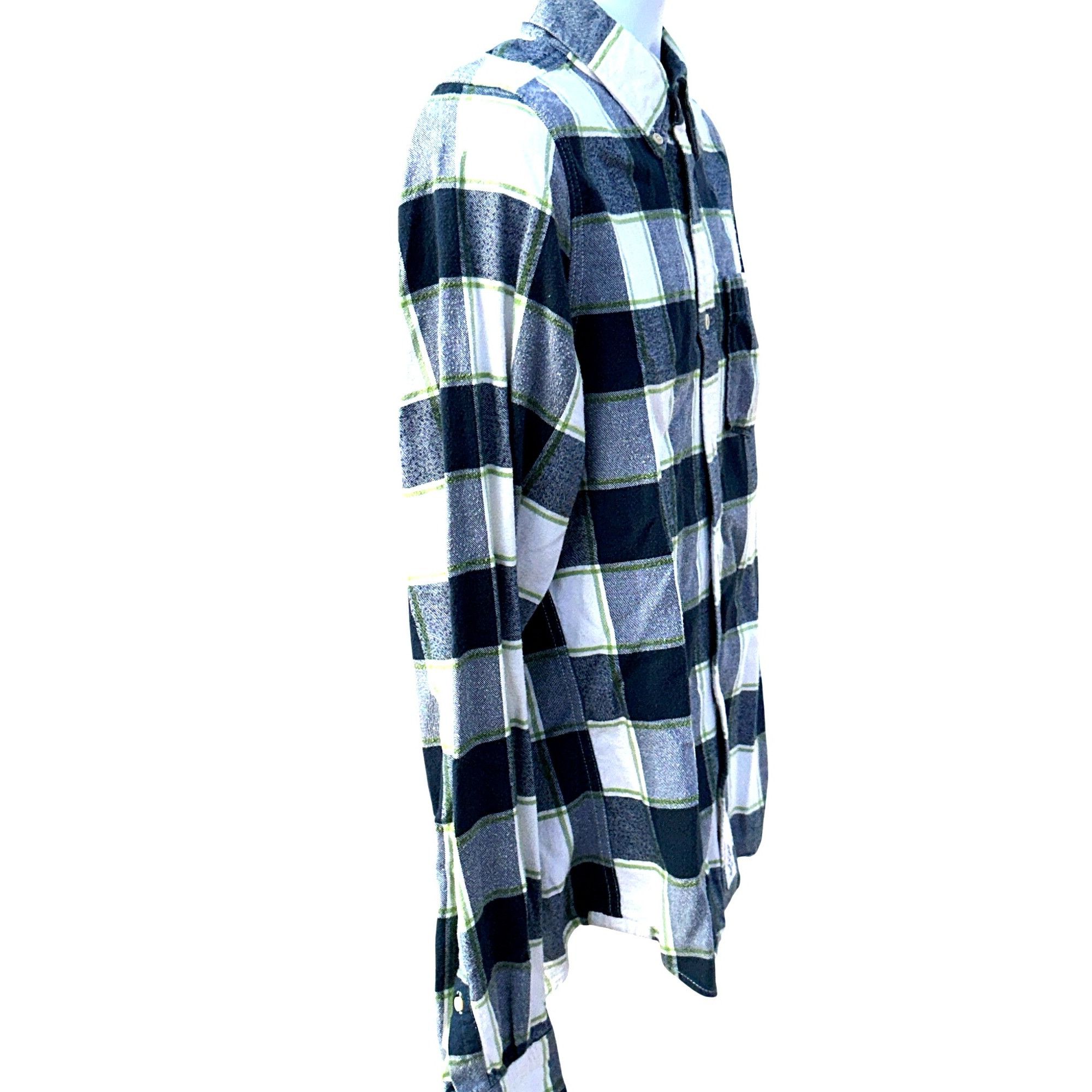 Abercrombie & Fitch Abercrombie Fitch Large Muscle Button Up Plaid Shirt Green N Size US L / EU 52-54 / 3 - 4 Thumbnail