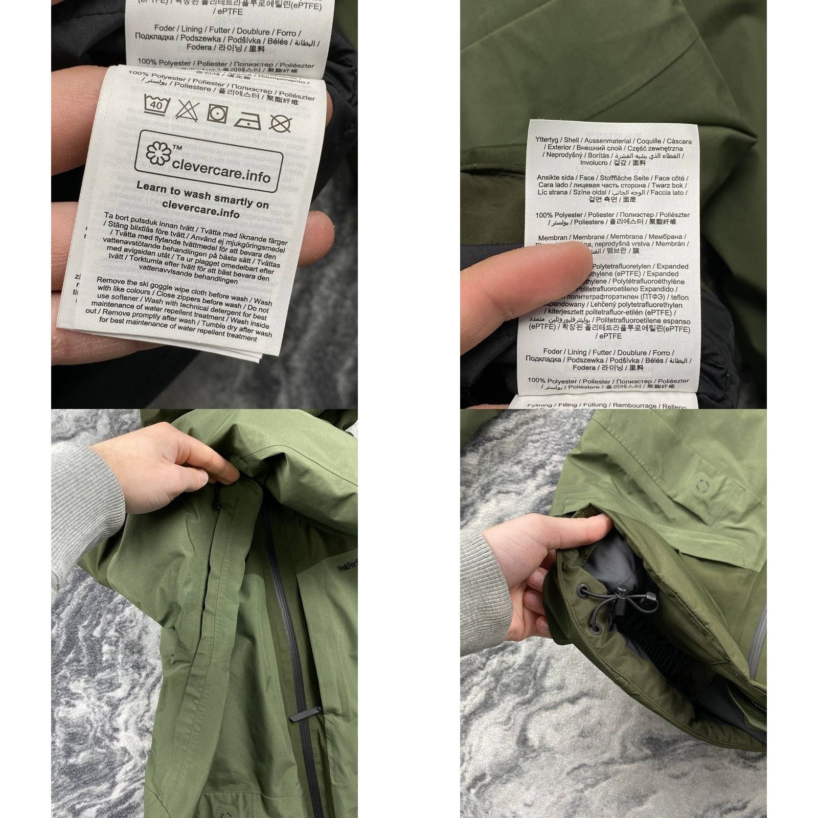 Peak Performance Peak Performance Jacket Women Size S Green Gore-Tex Windbreaker Spring Winter Size S / US 4 / IT 40 - 10 Thumbnail