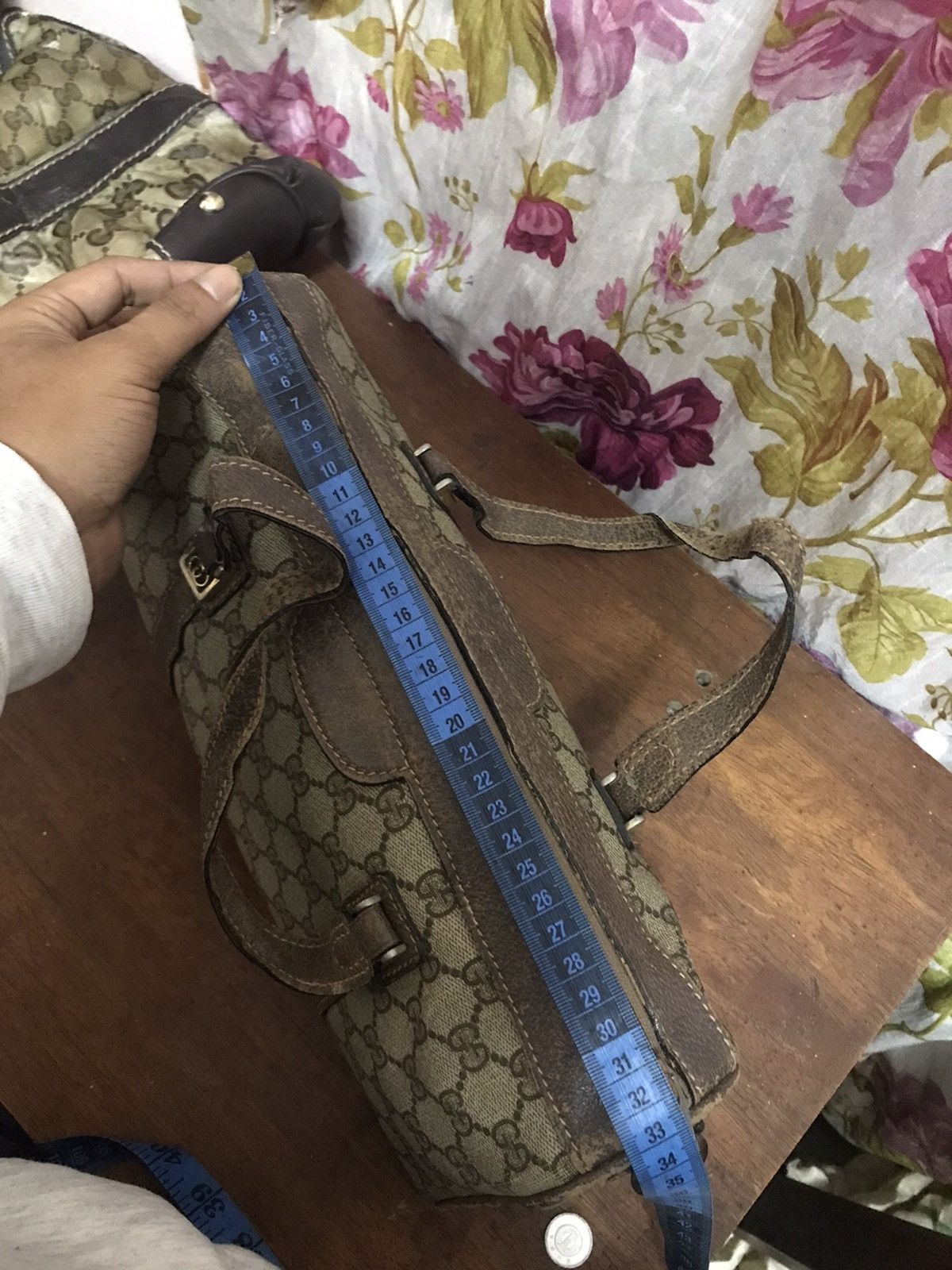Gucci × Vintage Authentic Vintage Gucci Boston Bag Size ONE SIZE - 11 Thumbnail