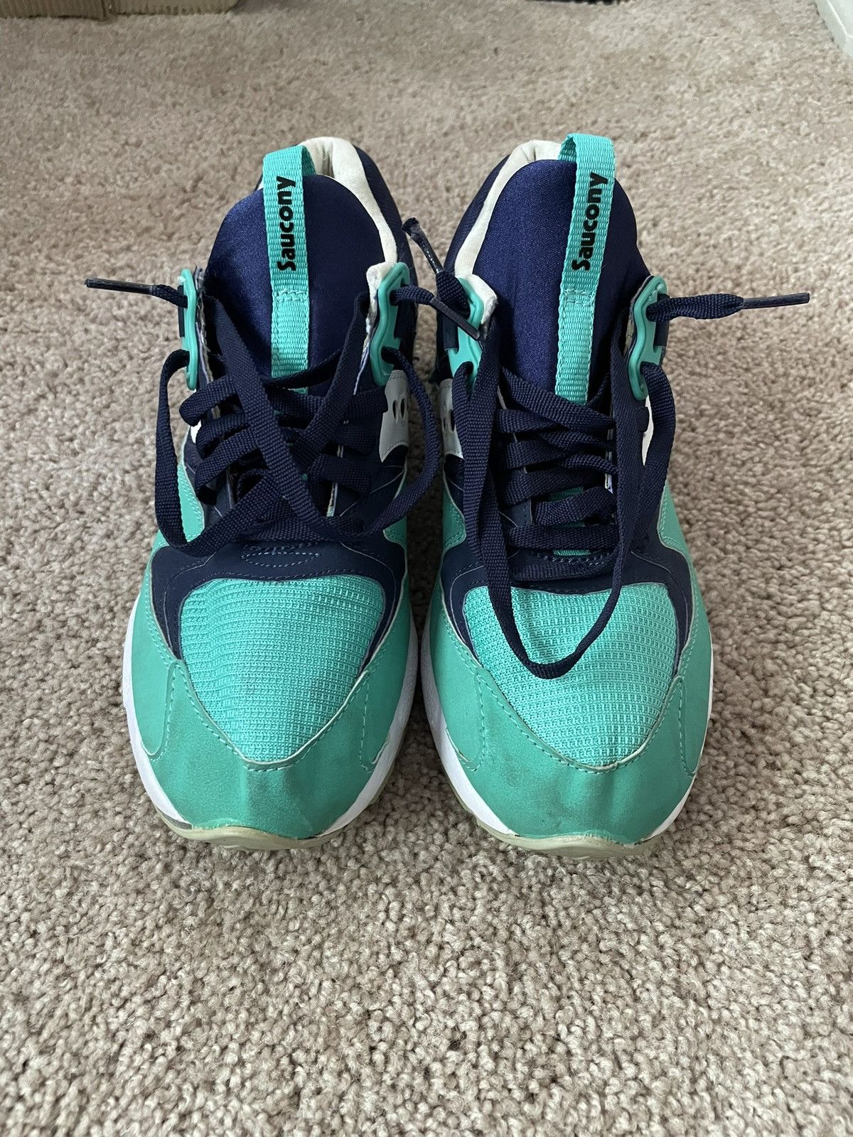 Saucony SAUCONY Grid 9000 “Navy Green” Size US 10.5 / EU 43-44 - 3 Thumbnail