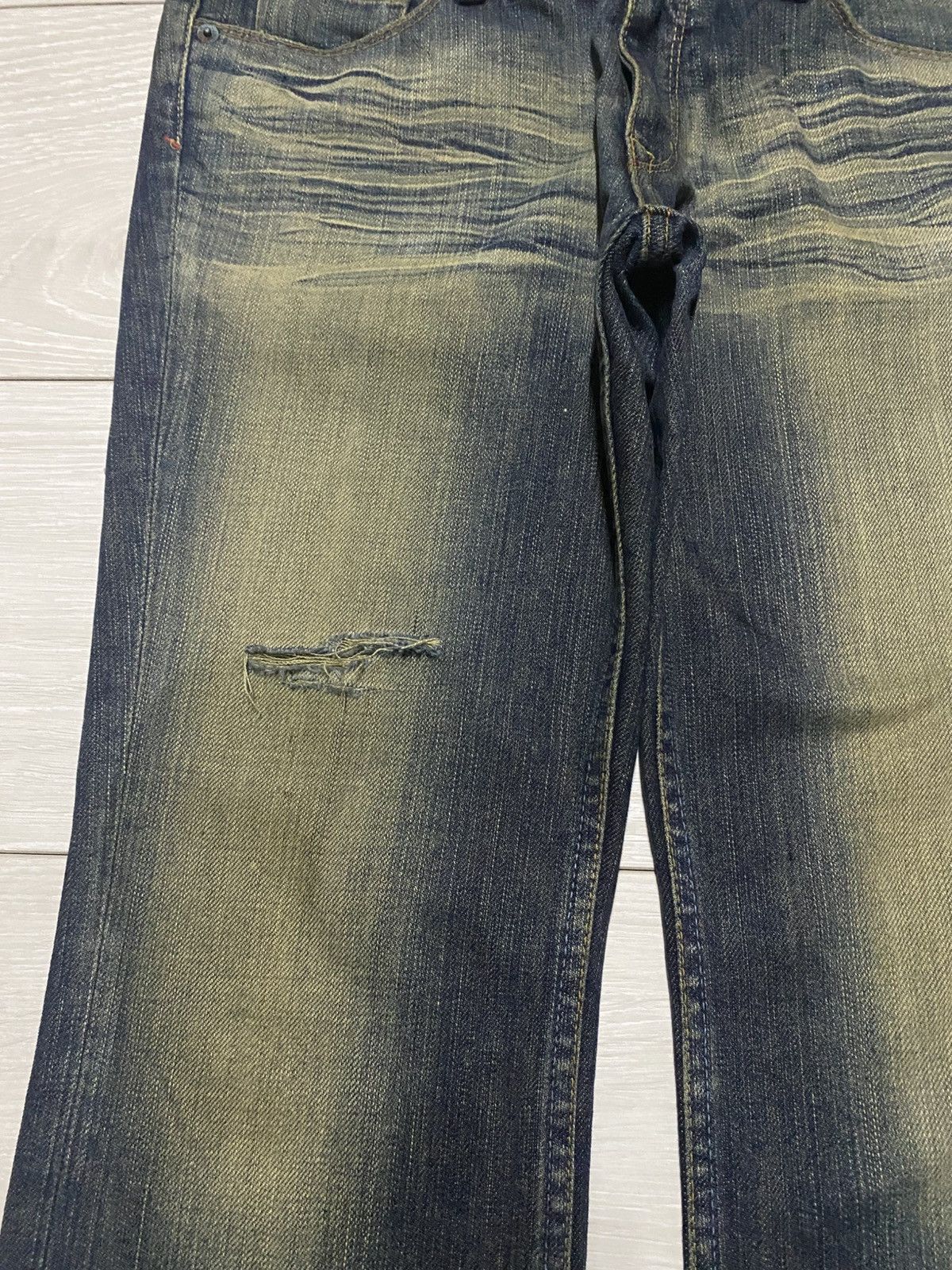 Japanese Brand japan Brand Sweet Camel Mud Wash Flare Woman Jeans Size US 32 / EU 48 - 7 Thumbnail