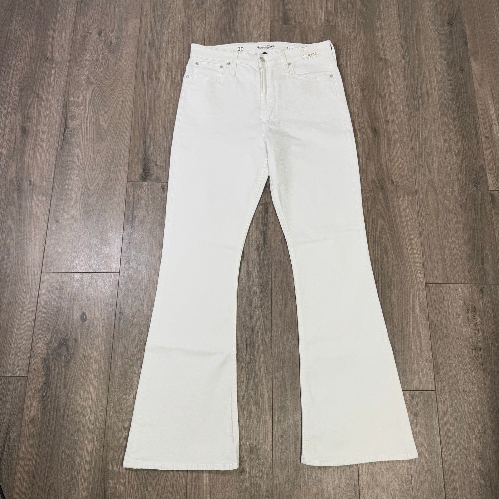 J.Crew J Crew Skinny Flare Wash Denim Stretch Jeans US Women's 30 Size 30" / US 8 / IT 44 - 1 Thumbnail