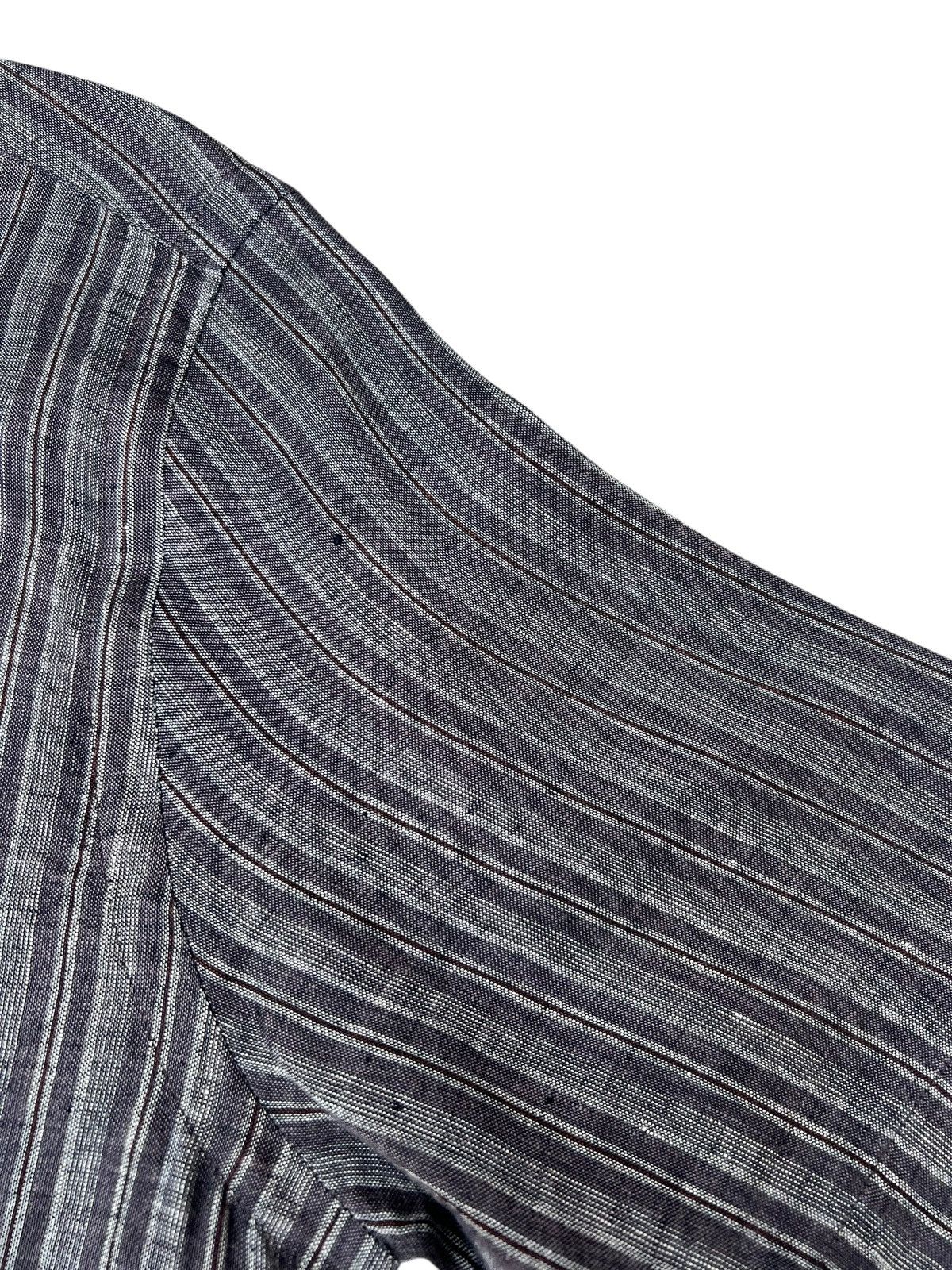 Bally Bally Multi Striped 100% Linen Shirt Size US M / EU 48-50 / 2 - 8 Thumbnail