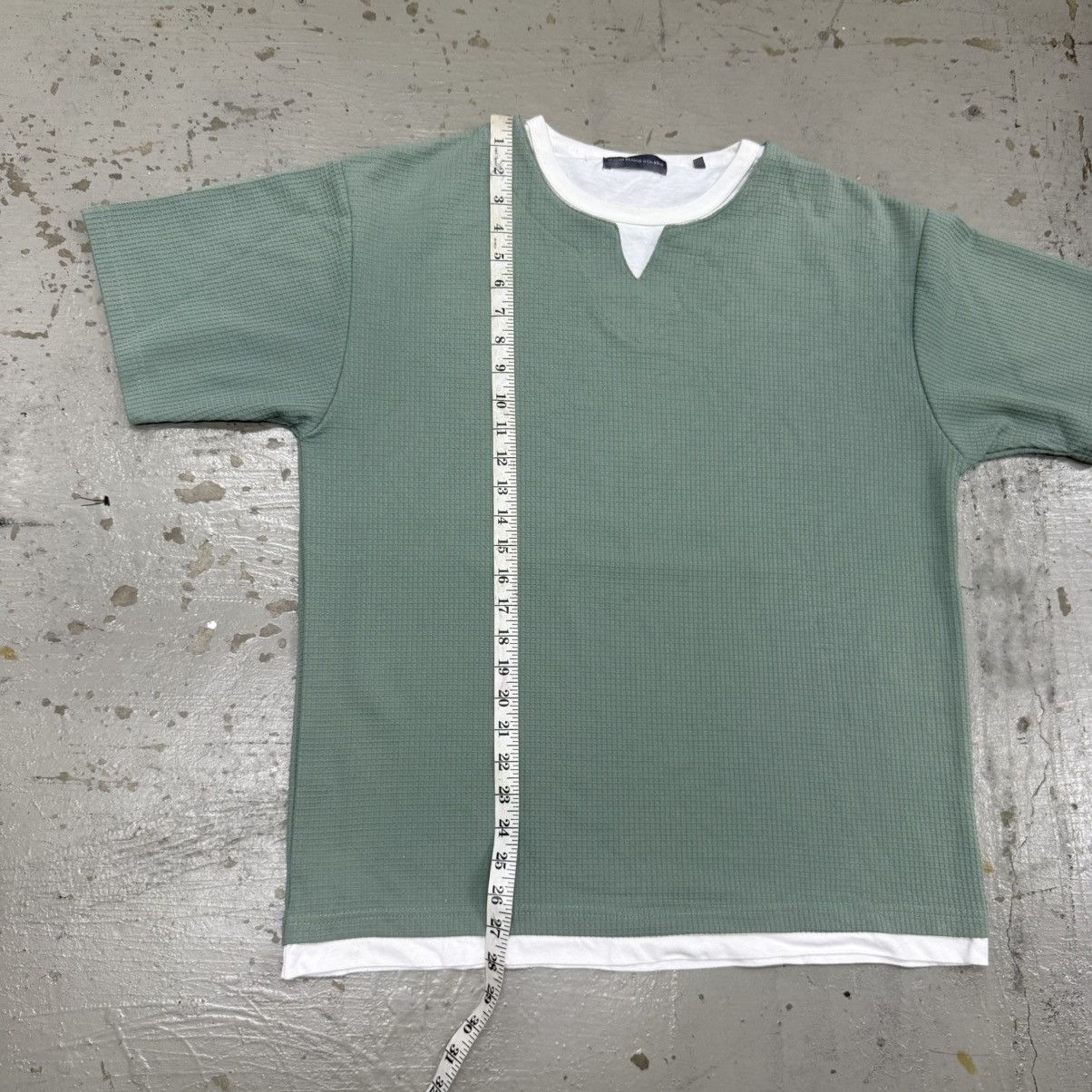 Japanese Brand Japanese Brand Henley Layered Waffle Tee Size US L / EU 52-54 / 3 - 4 Thumbnail