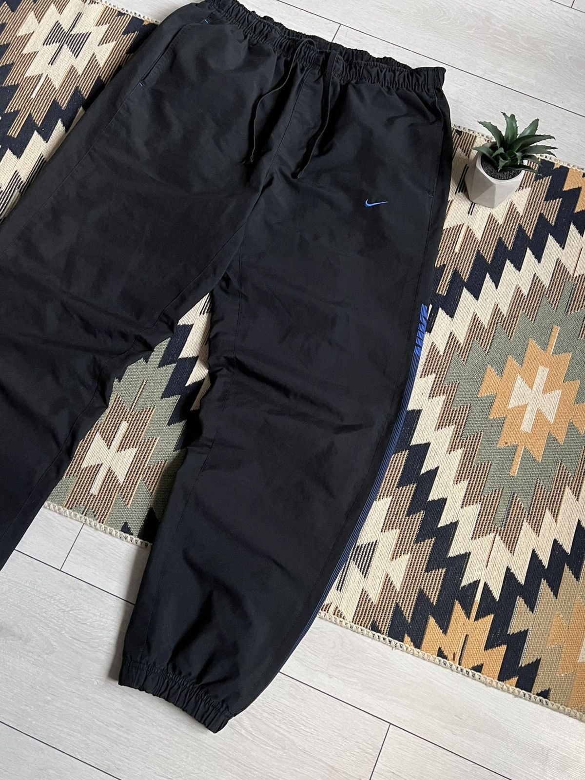 Other Nike Y2K Drill Swoosh Nylon Pants Size US 34 / EU 50 - 3 Thumbnail