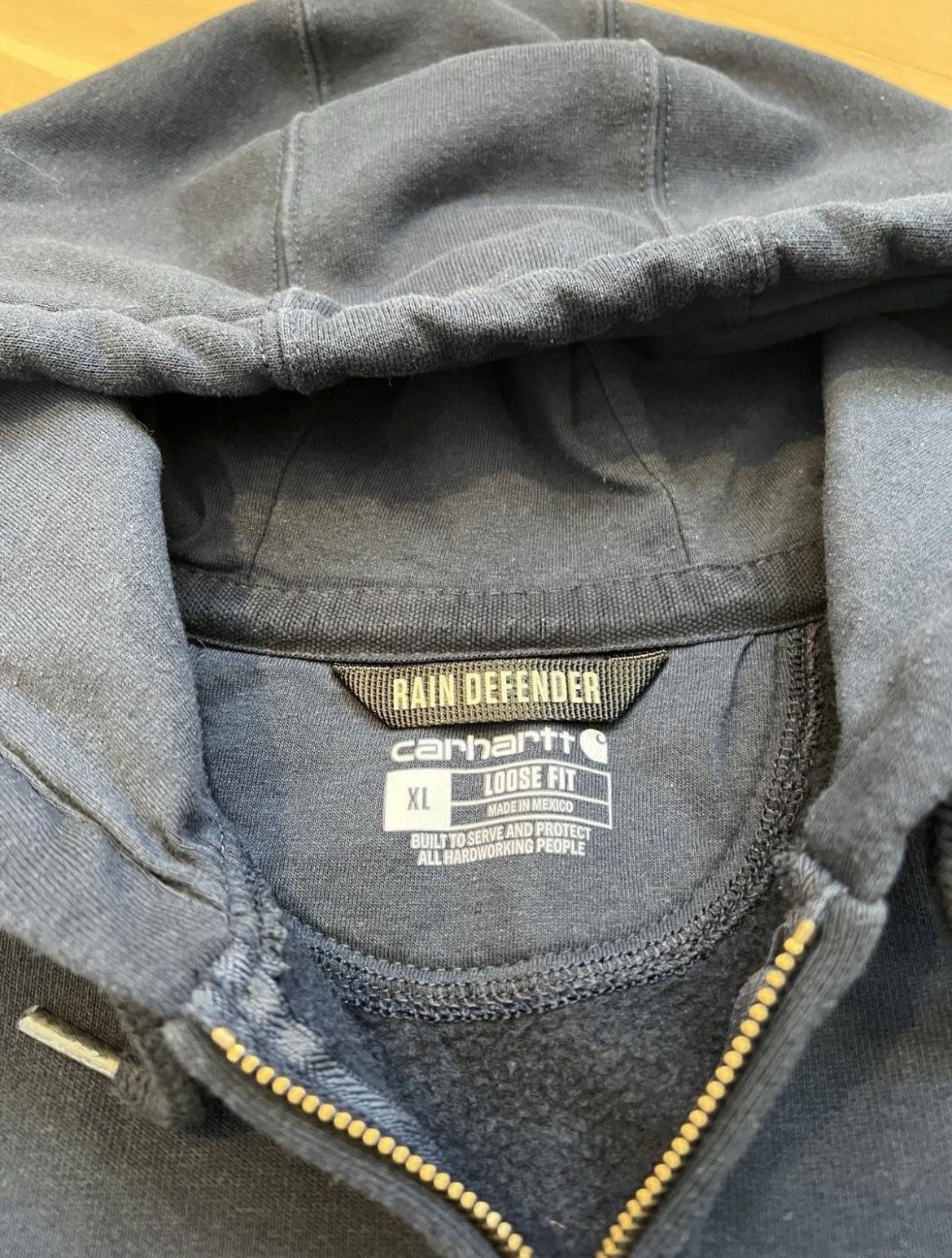 Carhartt Carhartt rain defender zip up hoodie Size US XL / EU 56 / 4 - 3 Thumbnail