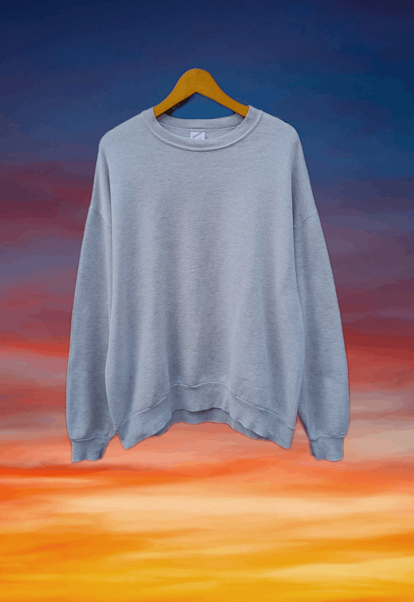 Jerzees × Vintage Vintage 80s 90s Streetwear Blank Jerzees Sweatshirt Size US XL / EU 56 / 4 - 1 Thumbnail