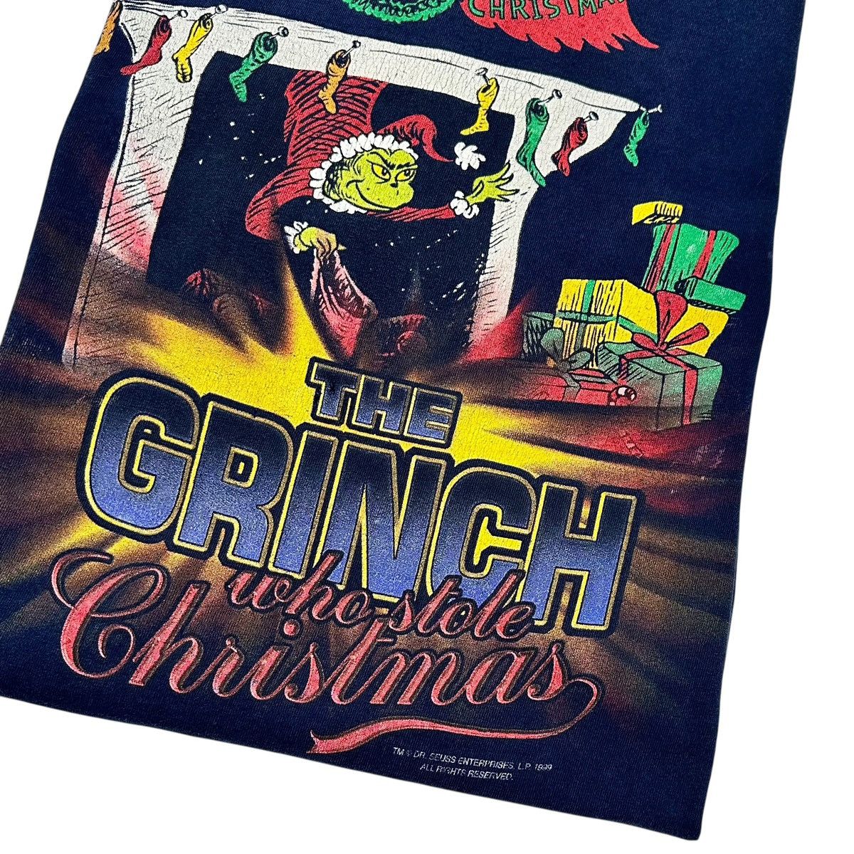 Vintage Vintage 1999 Dr Seuss Grinch Who Stole Christmas 90s Tee Size US XL / EU 56 / 4 - 4 Thumbnail