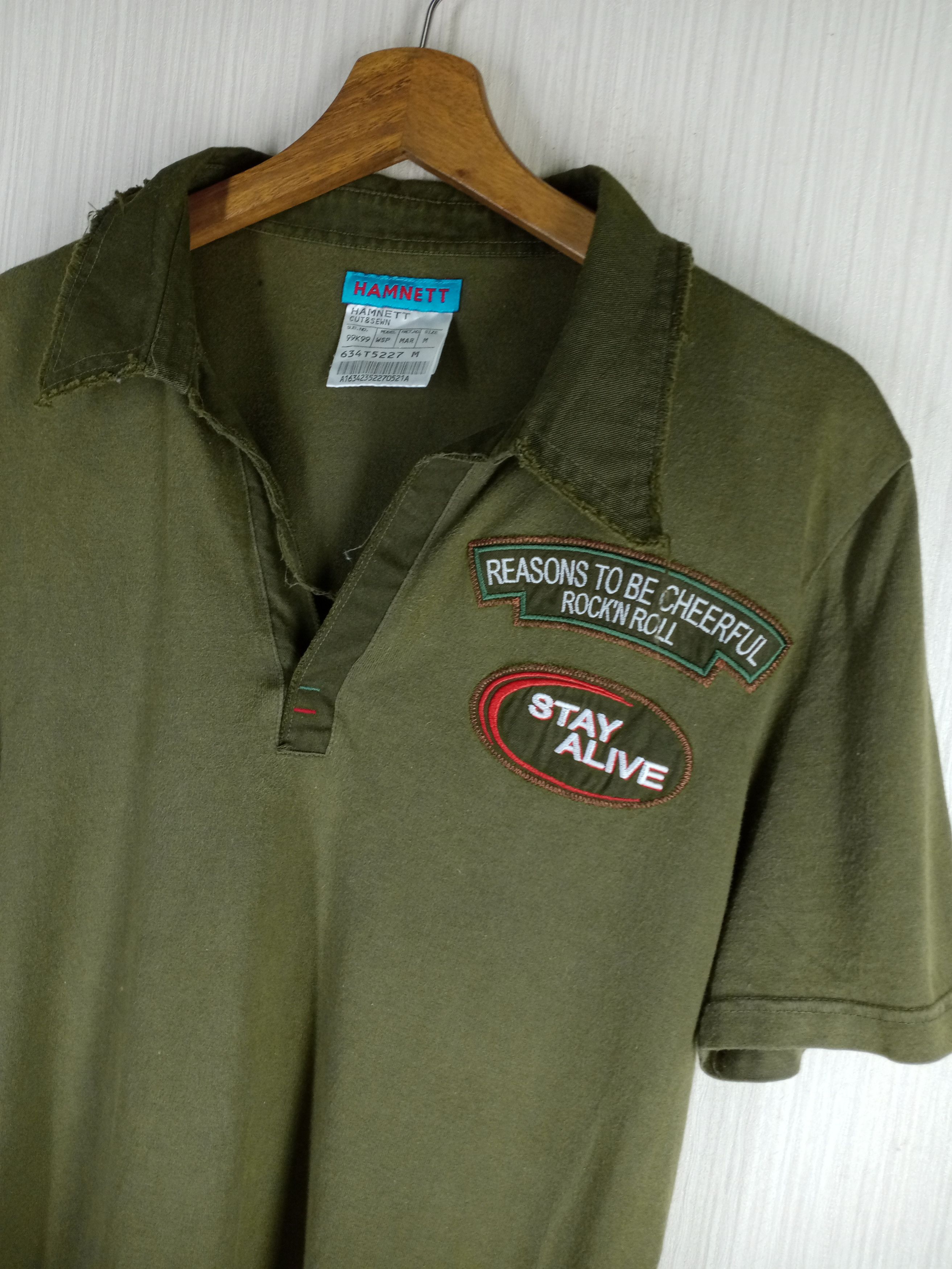 Katharine Hamnett London Rare Vintage Katharine Hamnett Cut & Sewn Polo Shirt Size US M / EU 48-50 / 2 - 3 Thumbnail