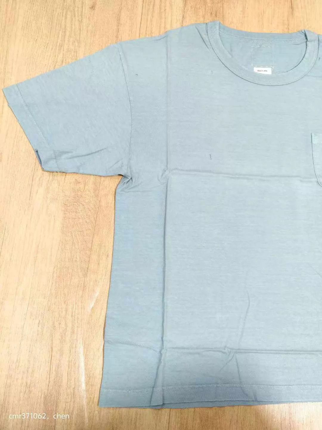 Visvim VISVIM 22SS AMPLUS TEE S/S CRASH lt blue 2 damaged Size US M / EU 48-50 / 2 - 2 Thumbnail